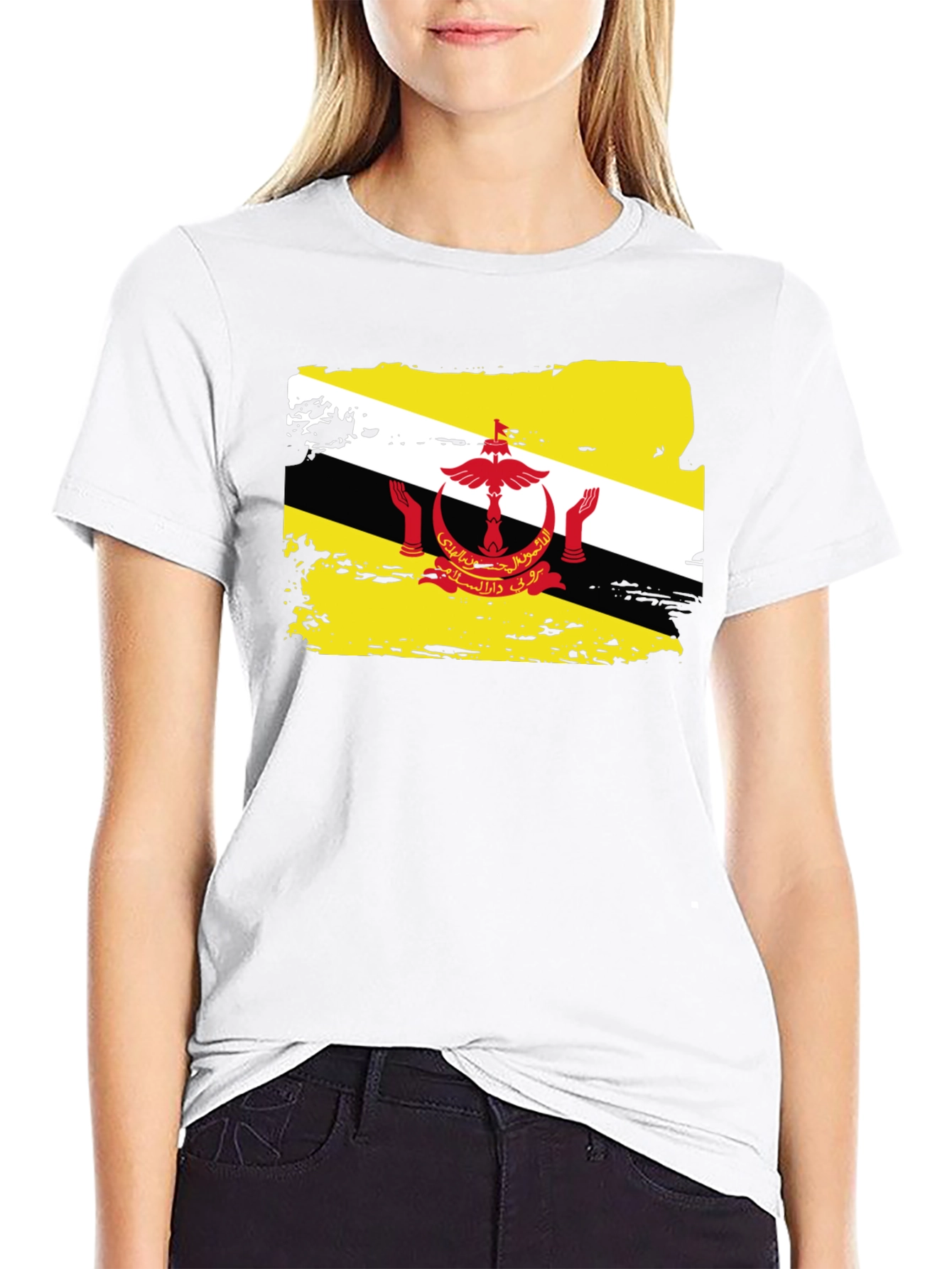 Brunei Flag T-Shirt - Distressed Graphic Tee