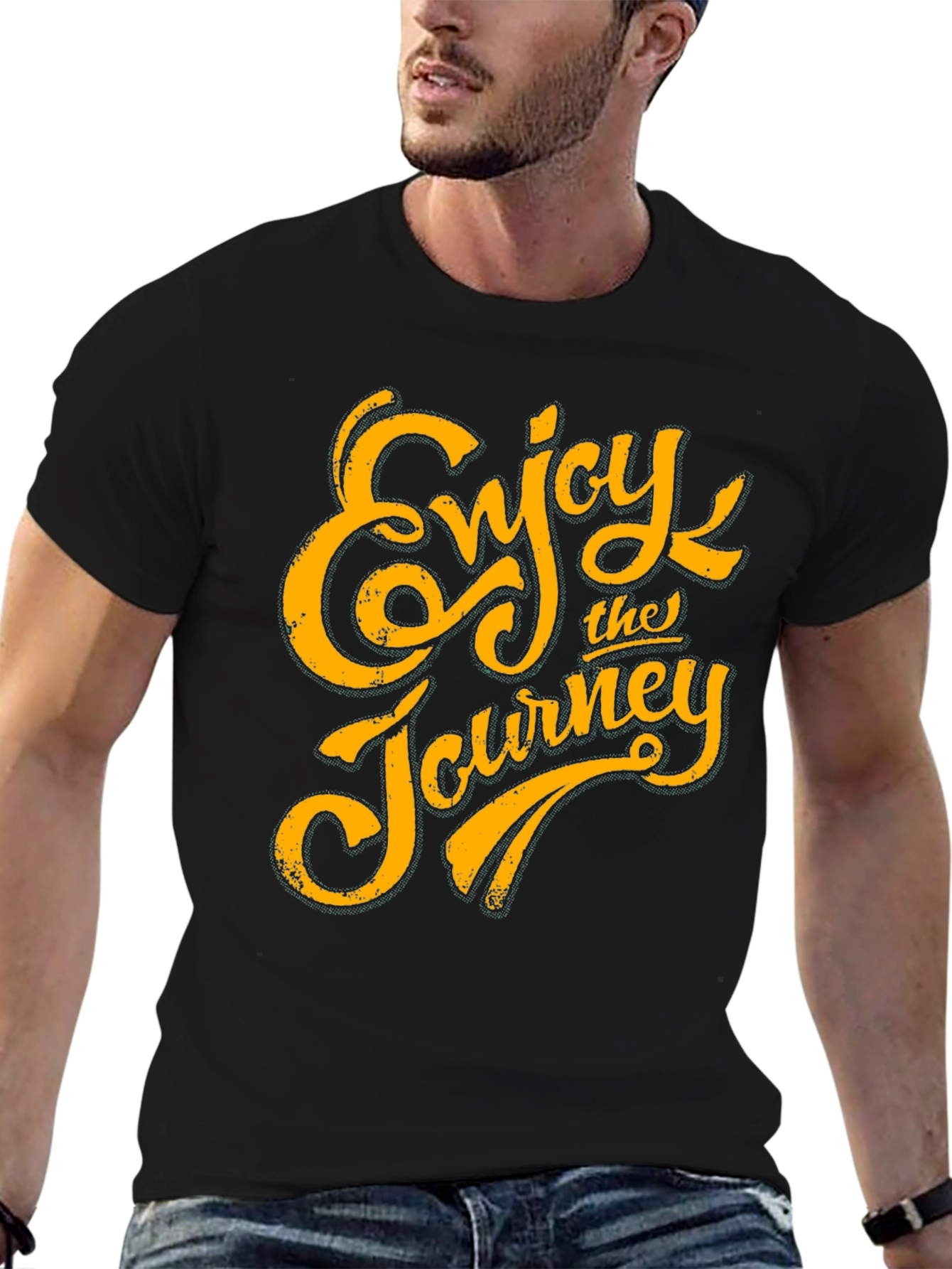 Enjoy the Journey Graphic Tee - Black