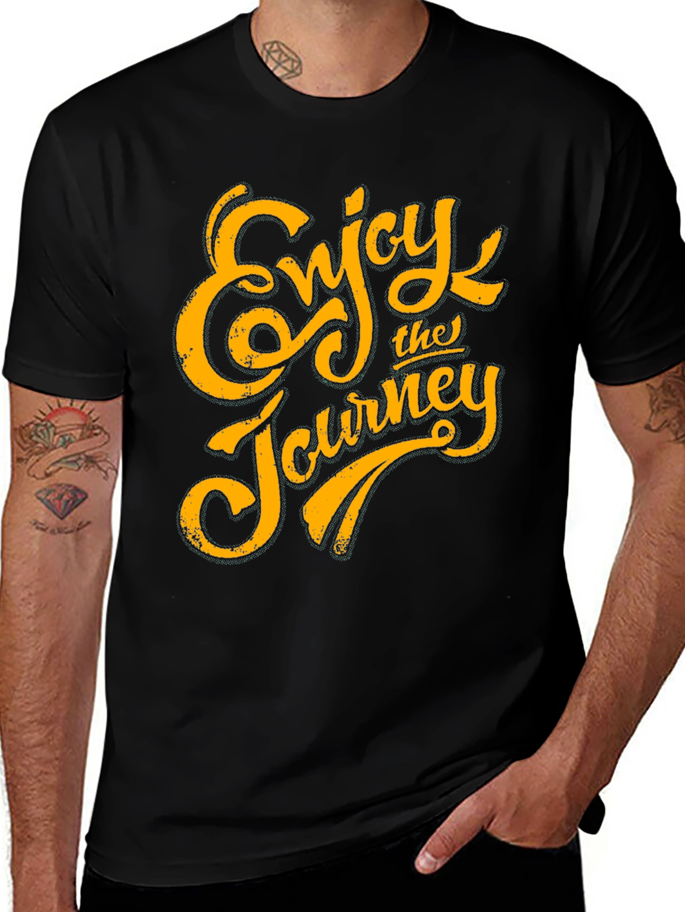 Enjoy the Journey Graphic Tee - Black