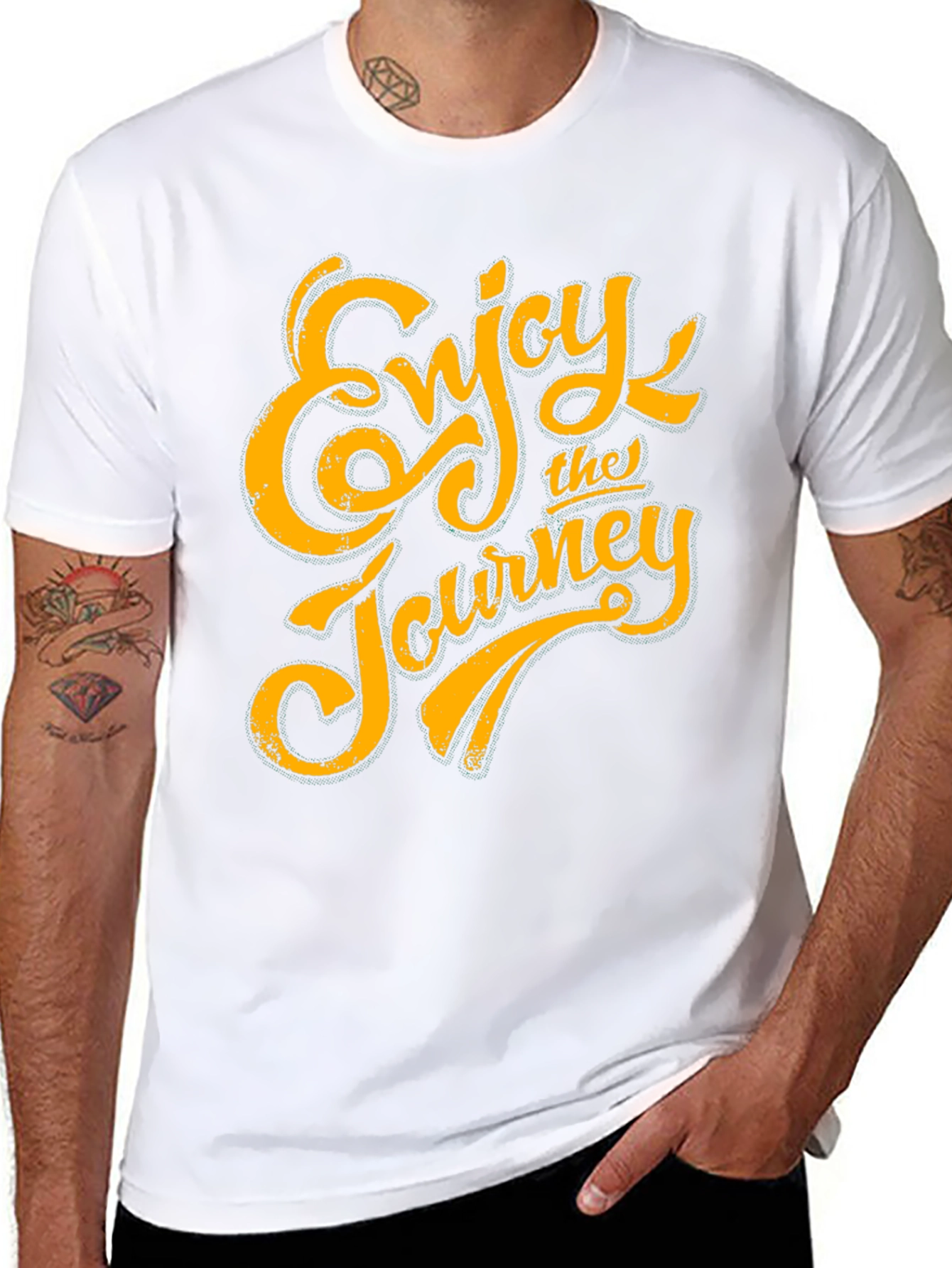 Enjoy the Journey Graphic Tee - Black