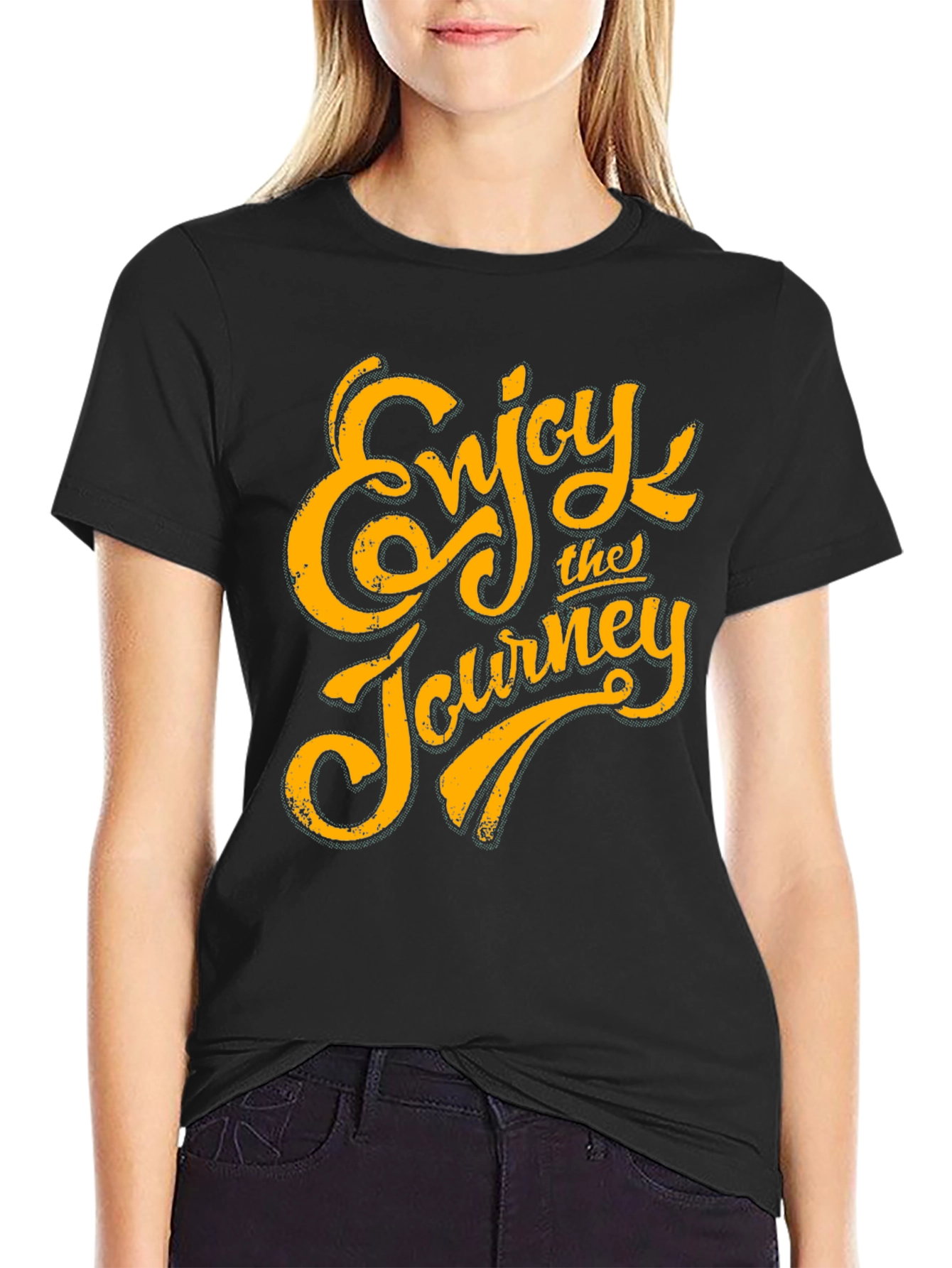 Enjoy the Journey Graphic Tee - Black