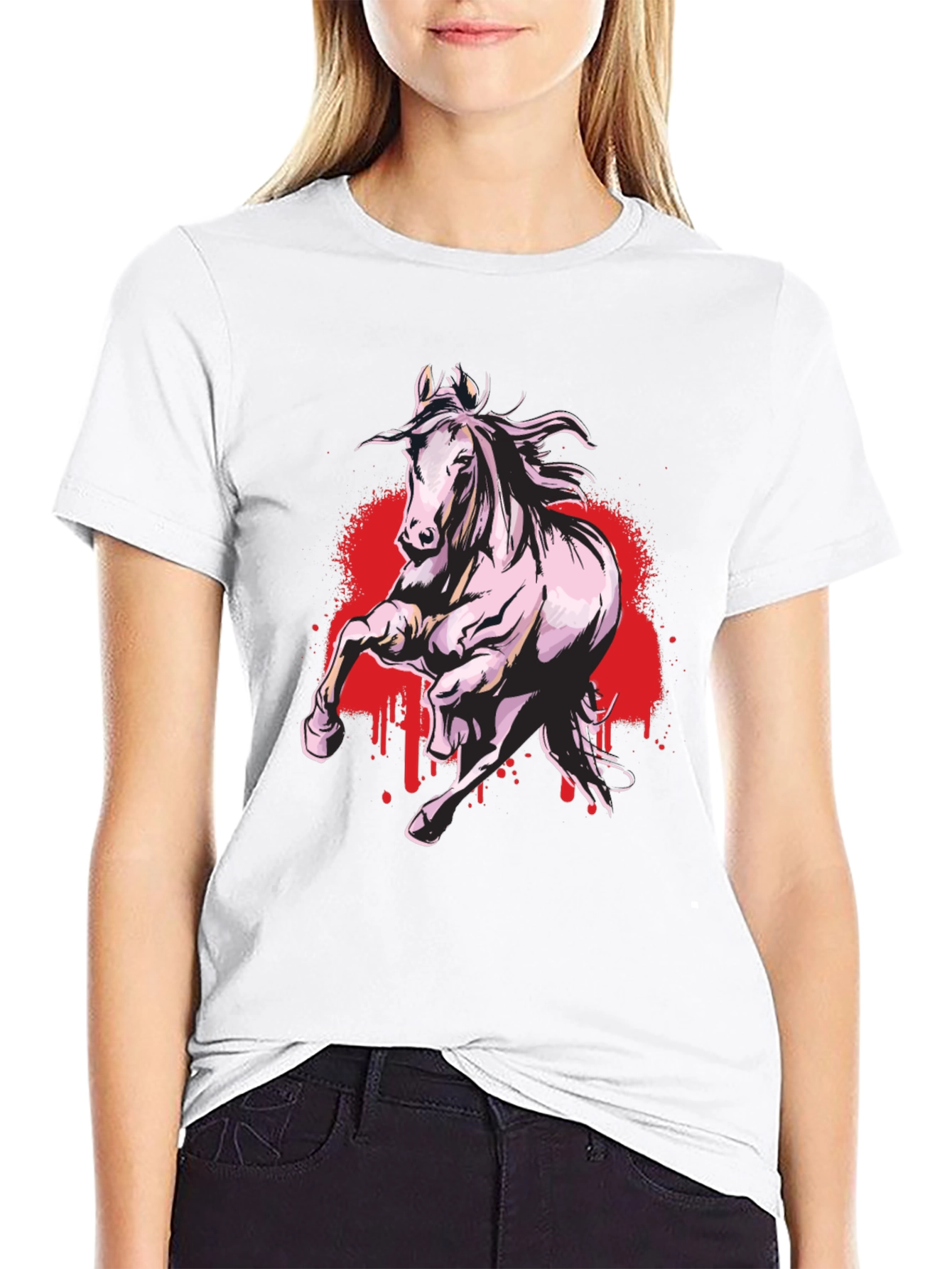 Black Horse Graphic Tee
