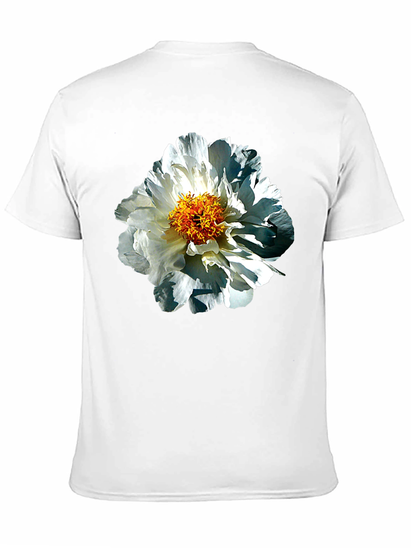 Floral Print Black T-Shirt