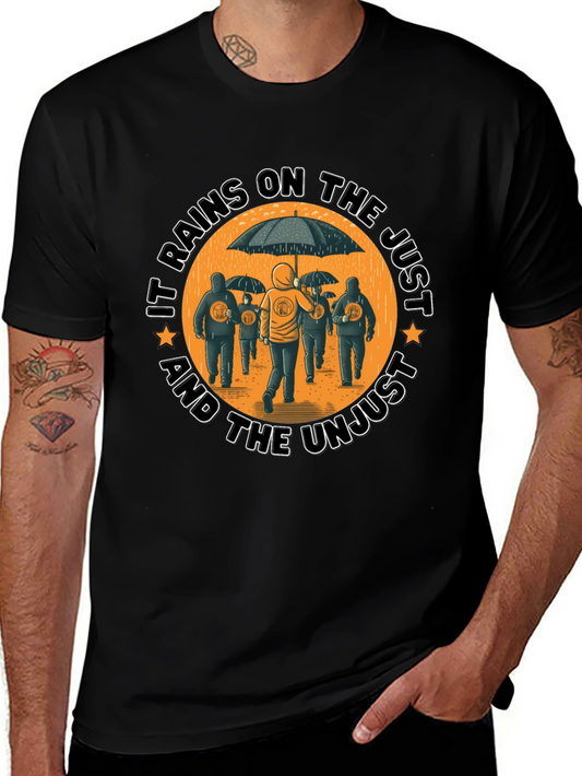 Bitcoin Rain Unisex T-Shirt