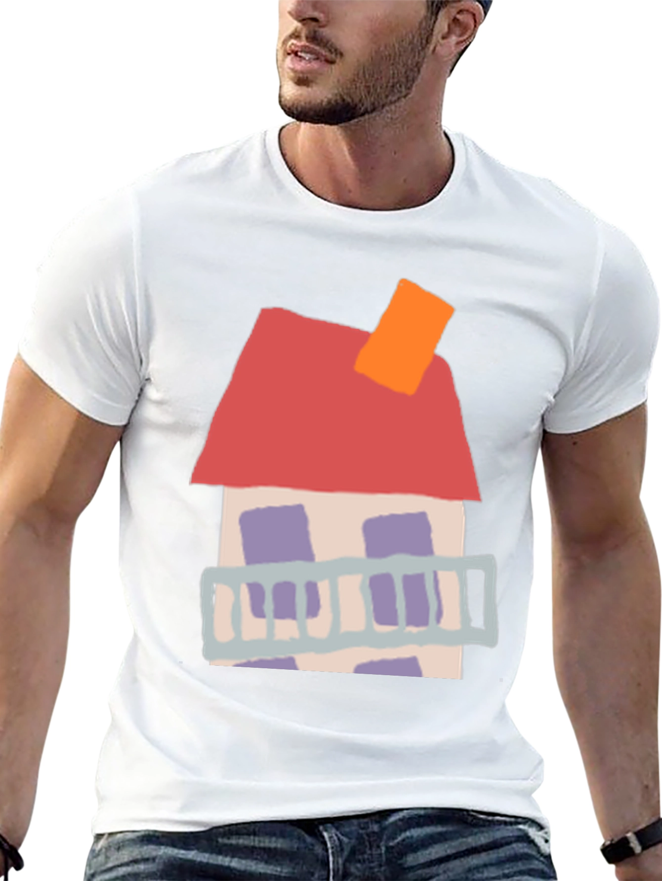 House Graphic T-Shirt - Unique Design