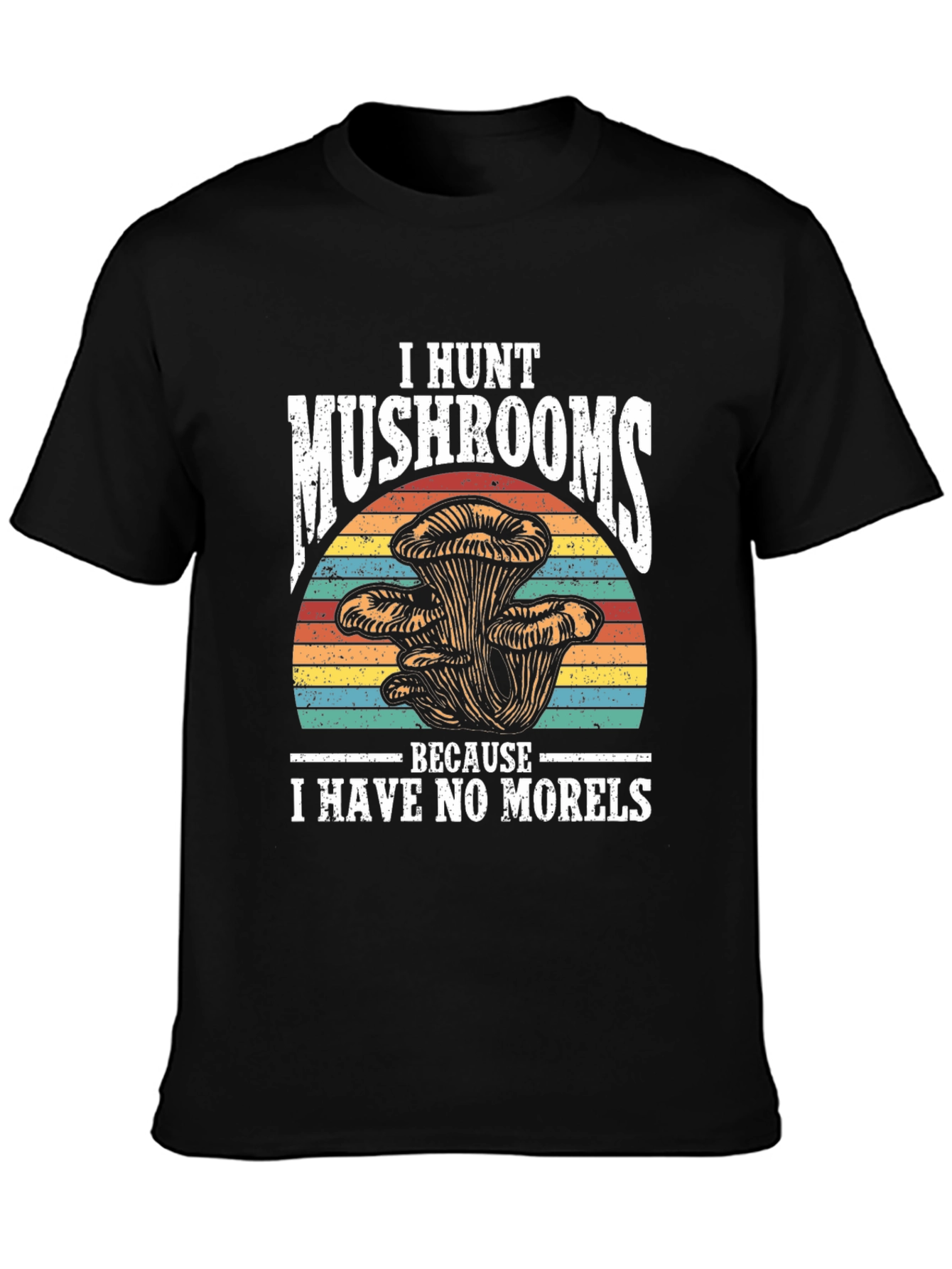 Mushroom Hunter Novelty Graphic Tee