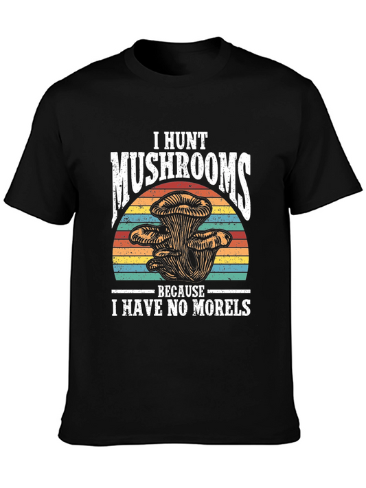 Mushroom Hunter Novelty Graphic Tee