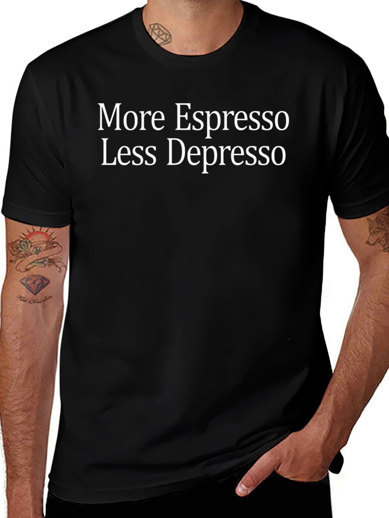 More Espresso Less Depresso Graphic Tee