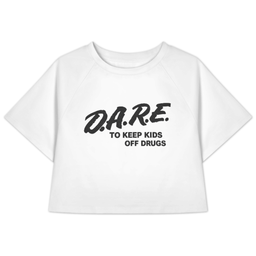 D.A.R.E. To Keep Kids Off Drugs Shirt – Retro 90s Awareness Graphic Tee(z1121)