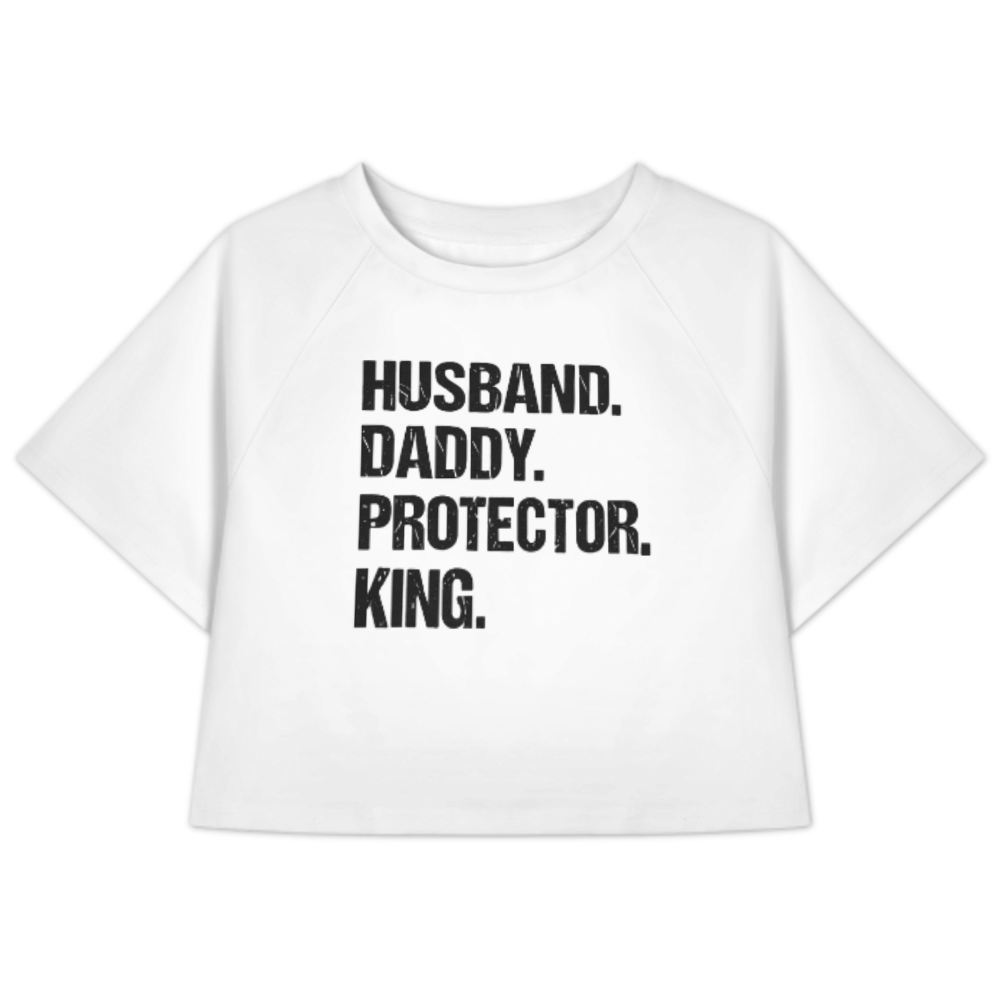 Husband Daddy Protector King Shirt – Proud Father & Family Man Graphic Tee(z1129)