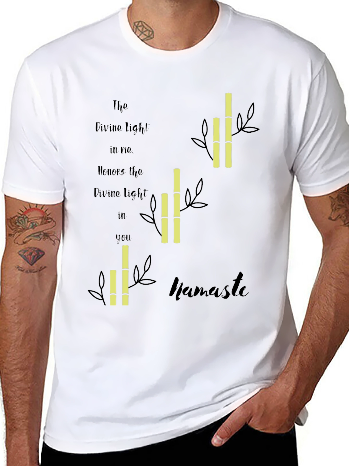 Namaste T-Shirt: The Divine Light in You