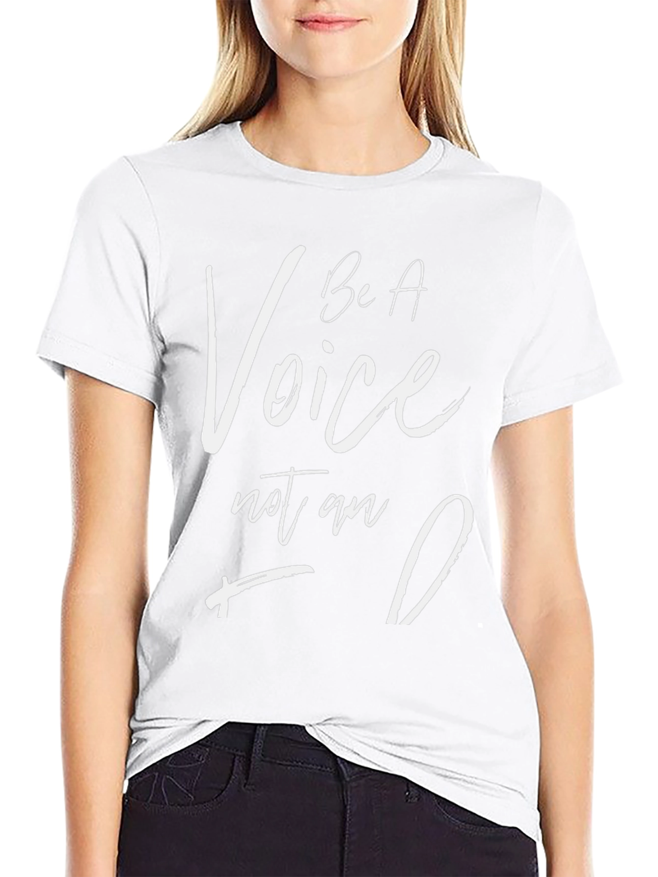 Be A Voice Tee - Inspirational Graphic Print