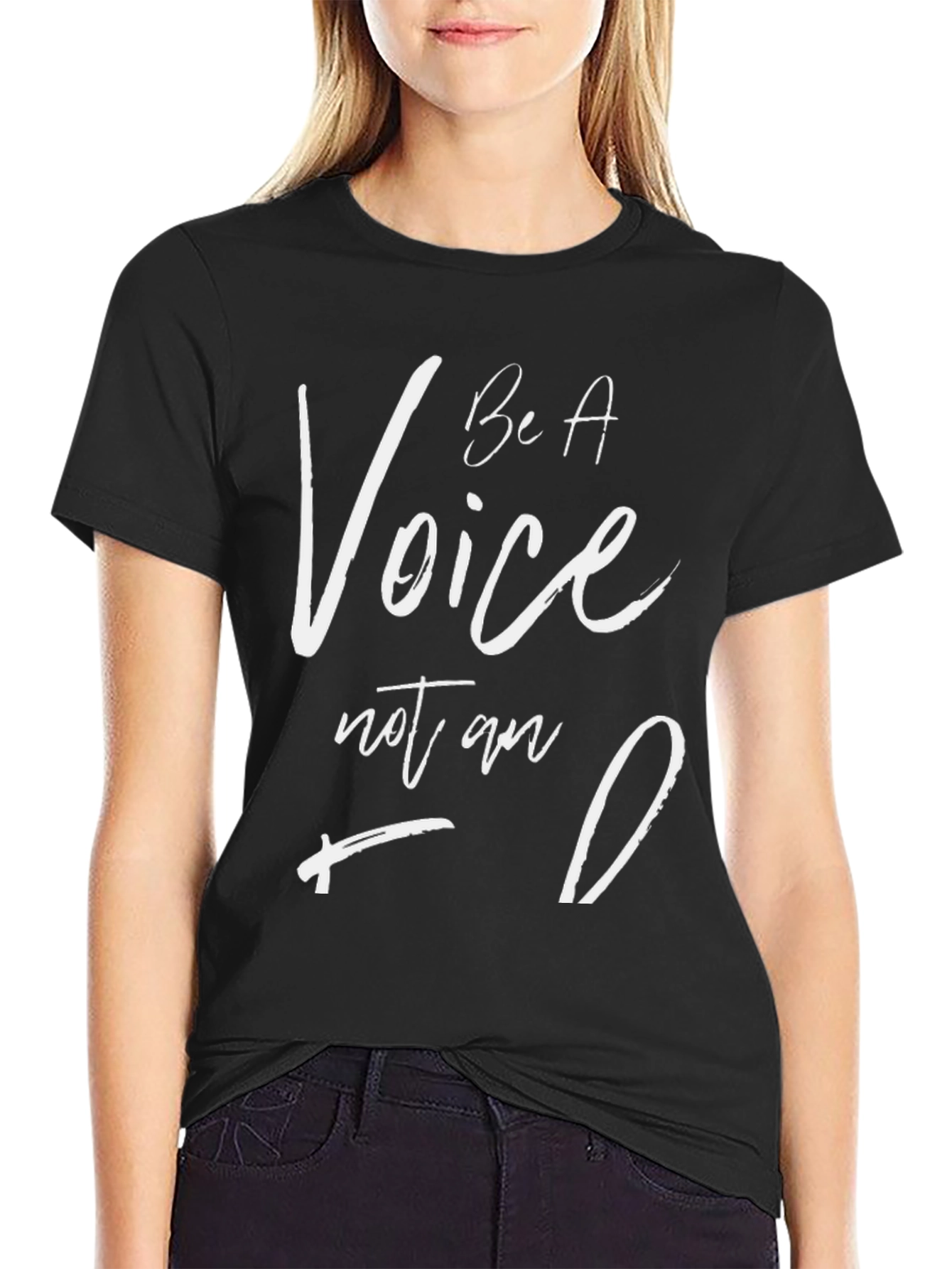 Be A Voice Tee - Inspirational Graphic Print