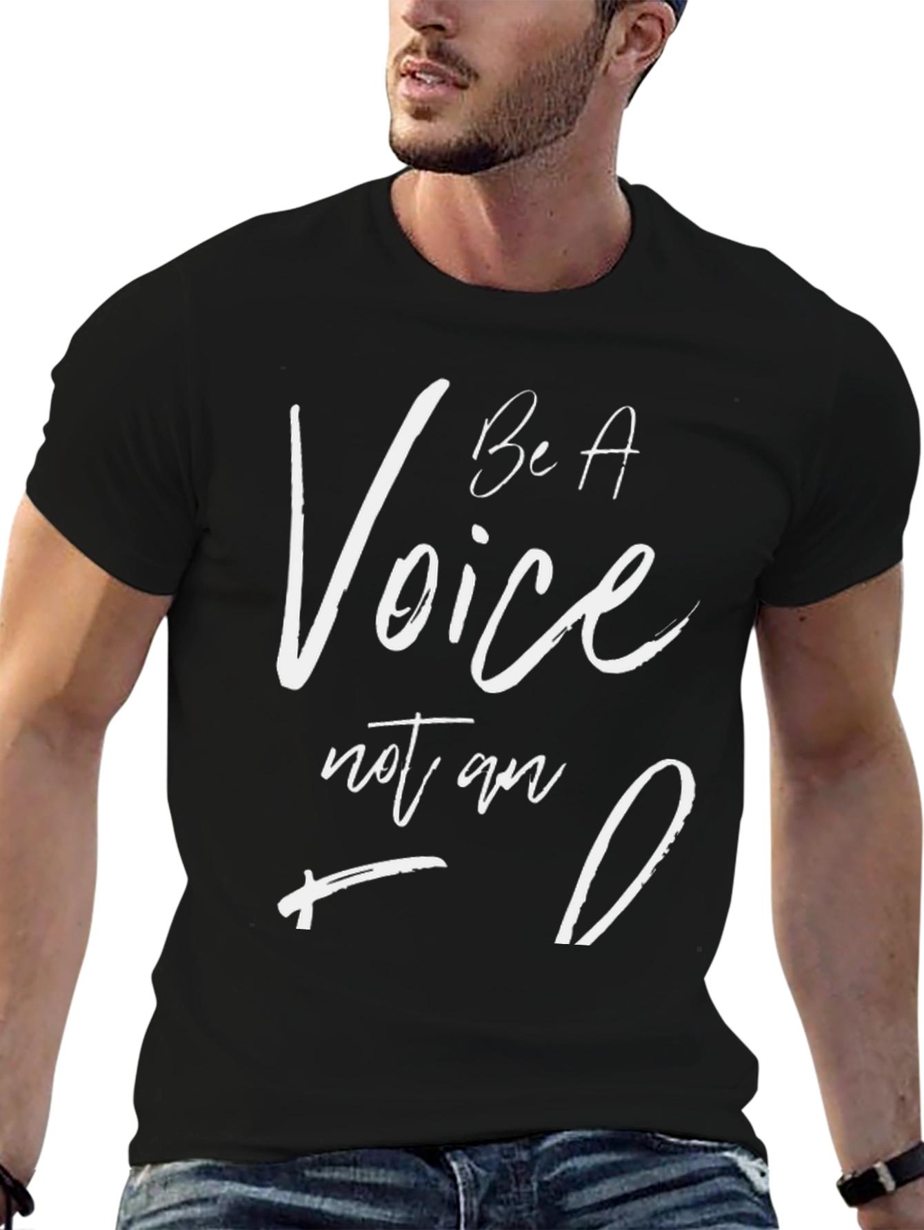 Be A Voice Tee - Inspirational Graphic Print