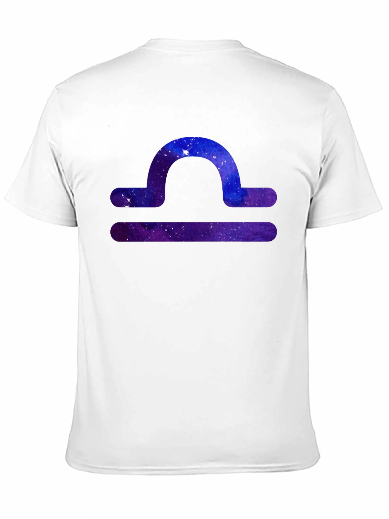 Libra Zodiac Galaxy T-Shirt - Black