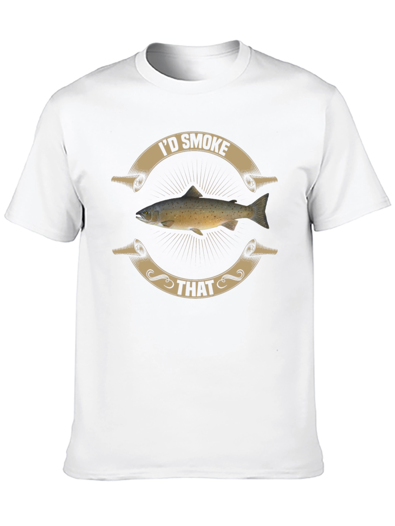 Id Smoke That Fish Graphic T-Shirt