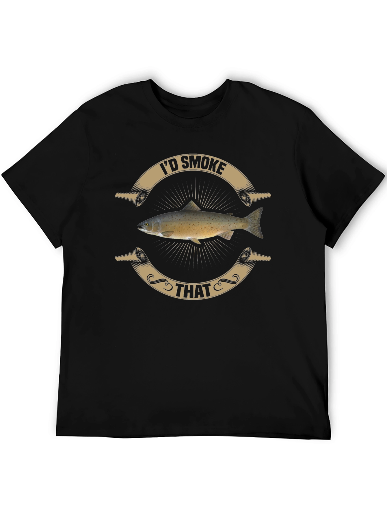 Id Smoke That Fish Graphic T-Shirt
