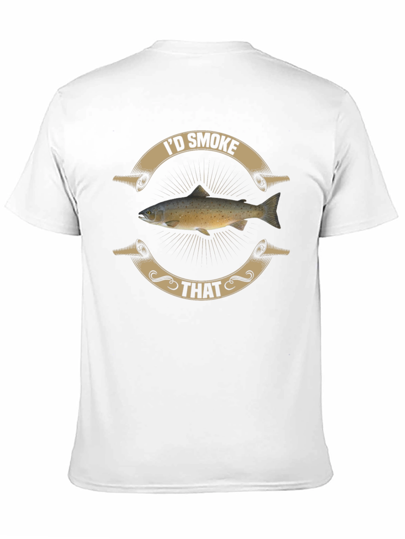 Id Smoke That Fish Graphic T-Shirt