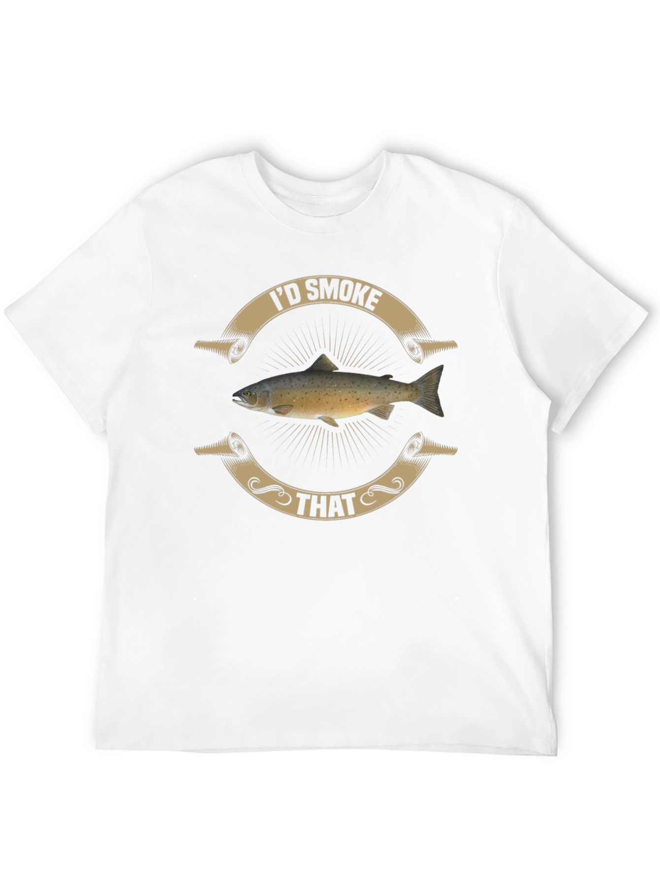 Id Smoke That Fish Graphic T-Shirt