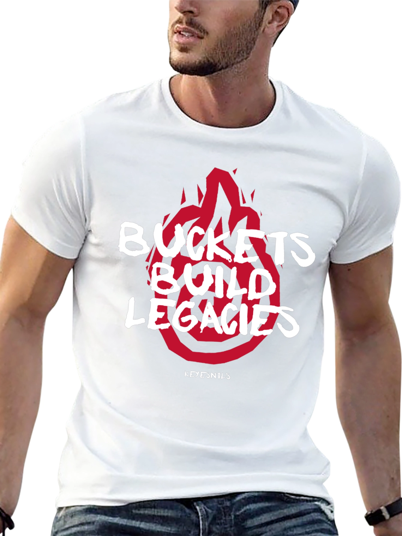 Buckets Build Legacies Graphic Tee - Black