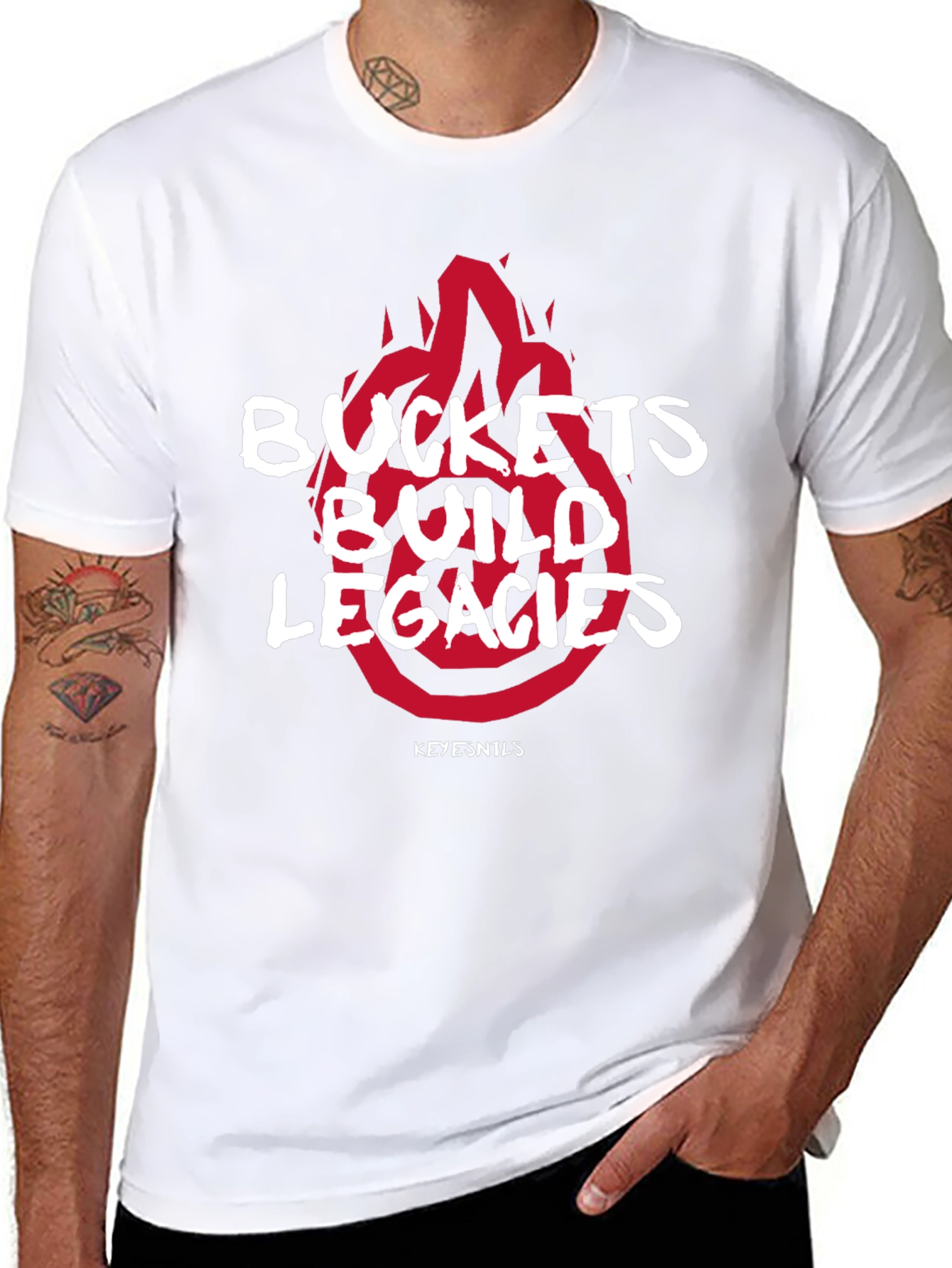 Buckets Build Legacies Graphic Tee - Black