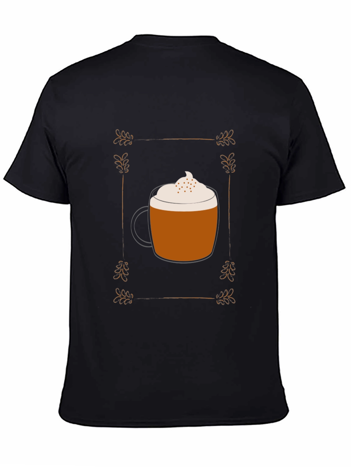 Latte Art T-Shirt - Coffee Lover Tee