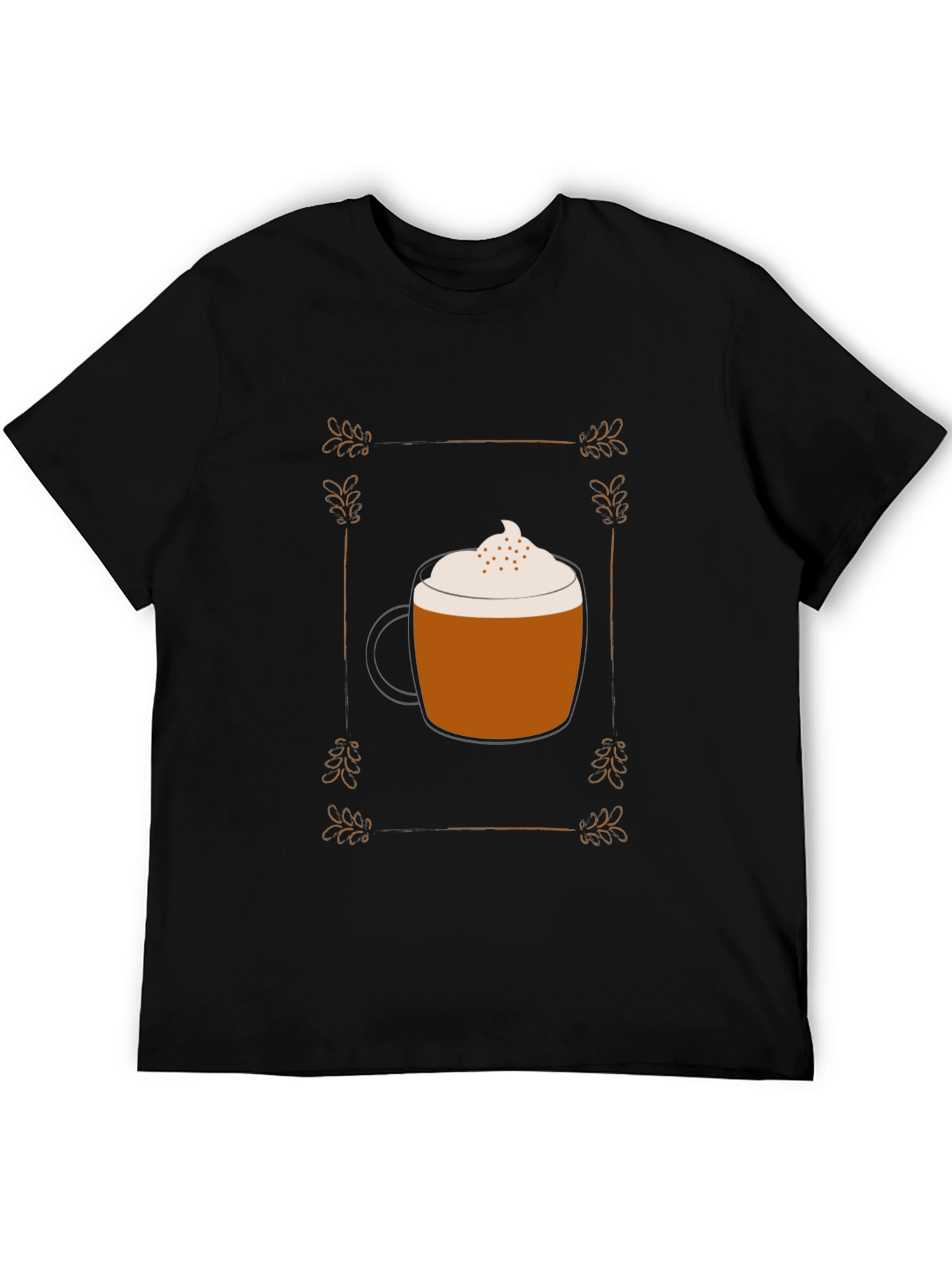 Latte Art T-Shirt - Coffee Lover Tee