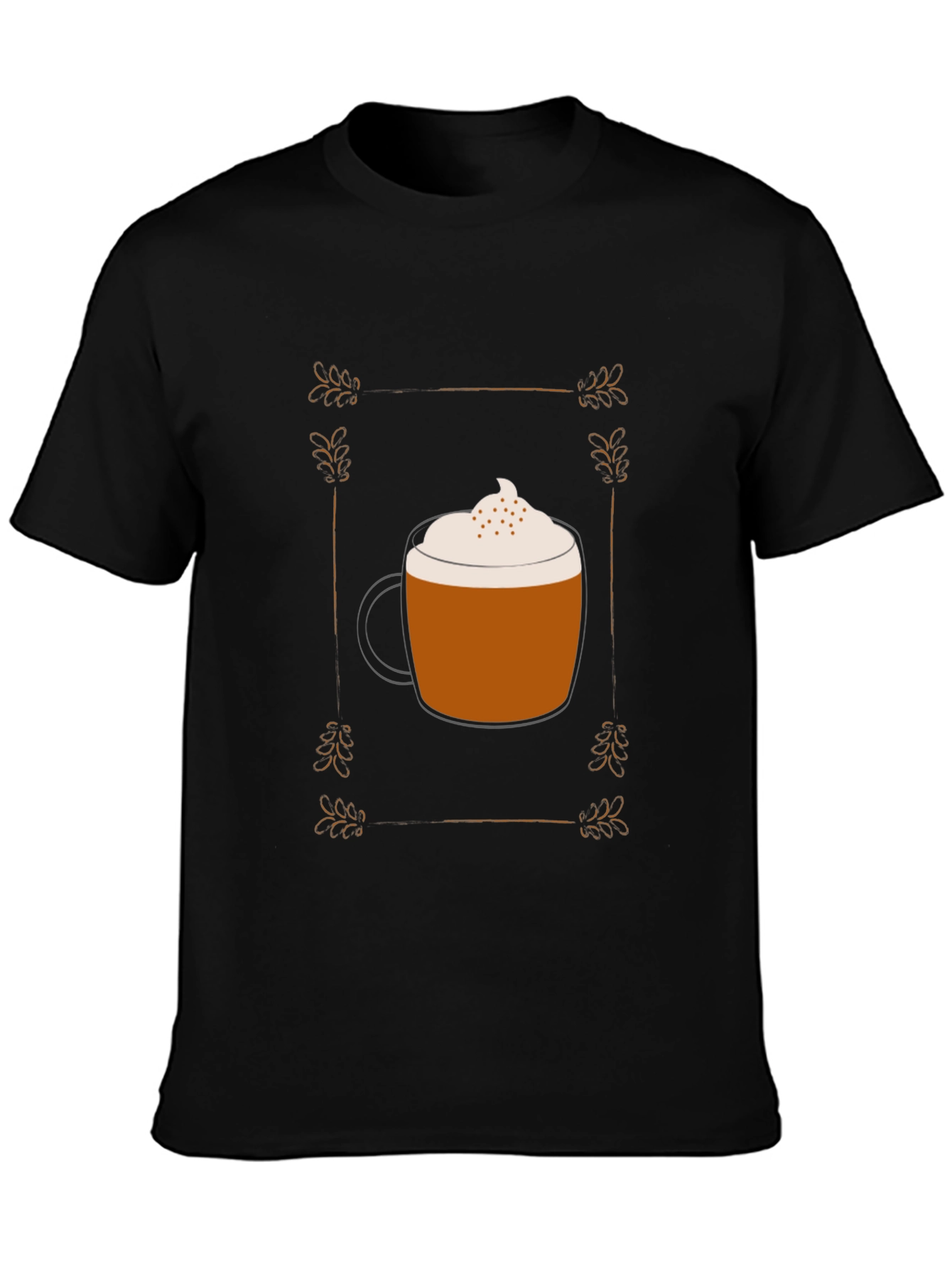 Latte Art T-Shirt - Coffee Lover Tee