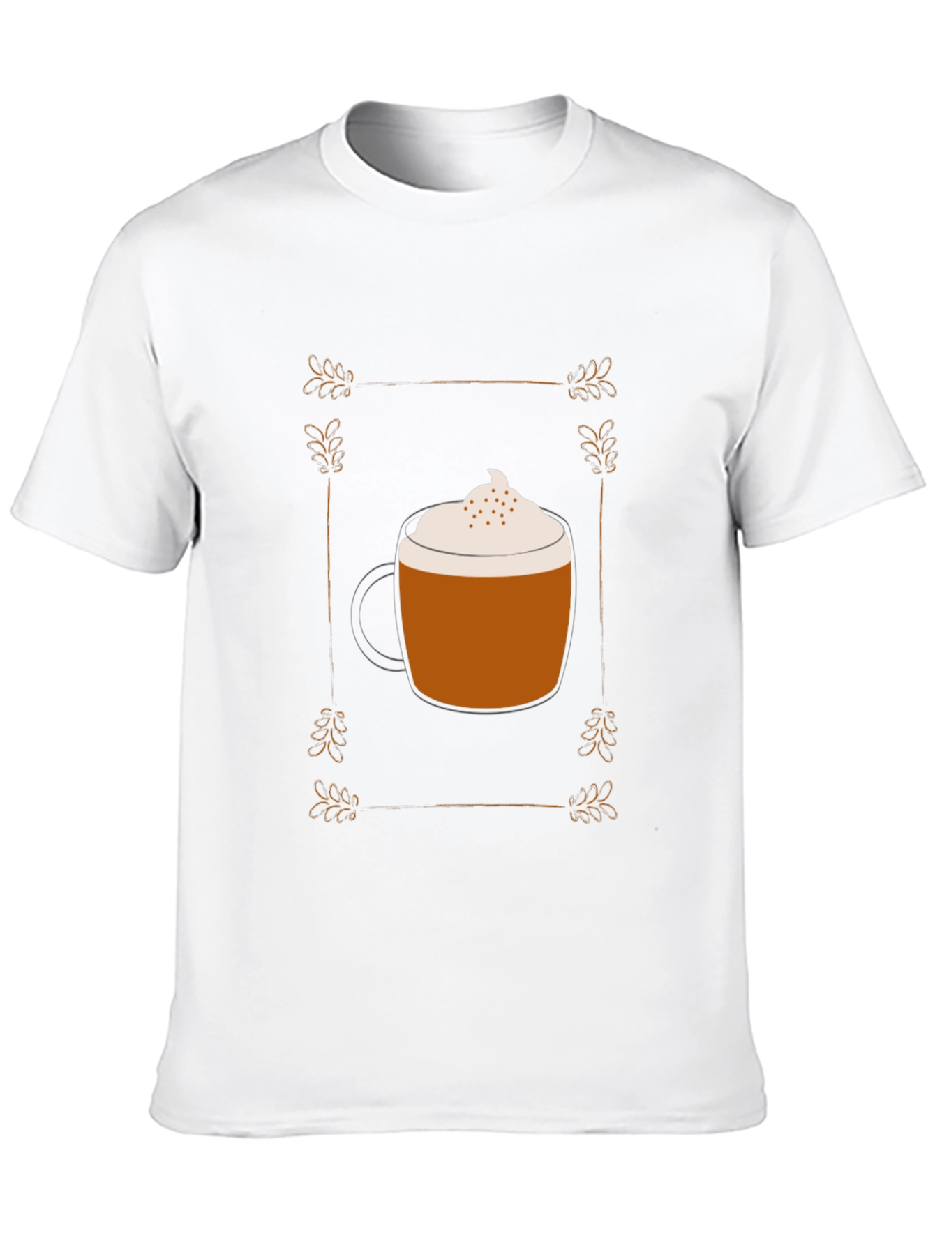 Latte Art T-Shirt - Coffee Lover Tee