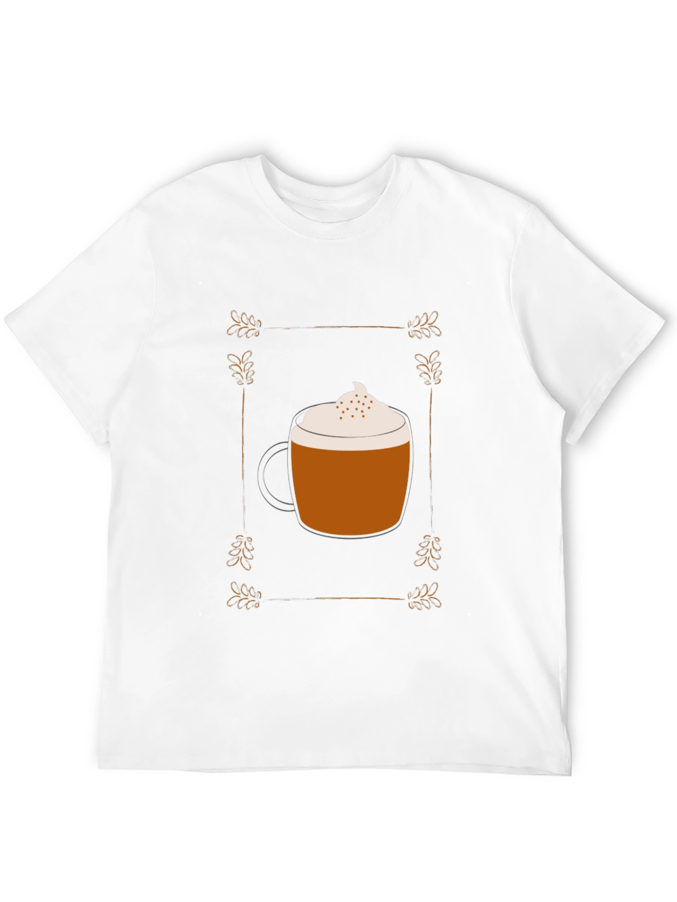 Latte Art T-Shirt - Coffee Lover Tee