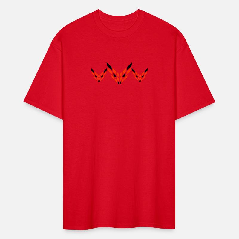 3 Foxes Abstract Pattern Logo Evil Eye Friend Team