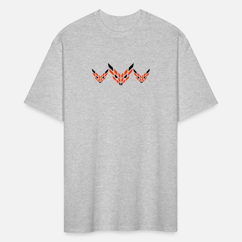 3 Foxes Abstract Pattern Logo Evil Eye Friend Team