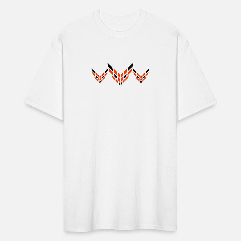 3 Foxes Abstract Pattern Logo Evil Eye Friend Team