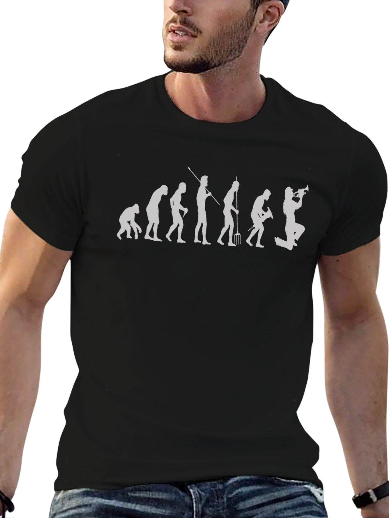 Evolution of Trombone Player T-Shirt