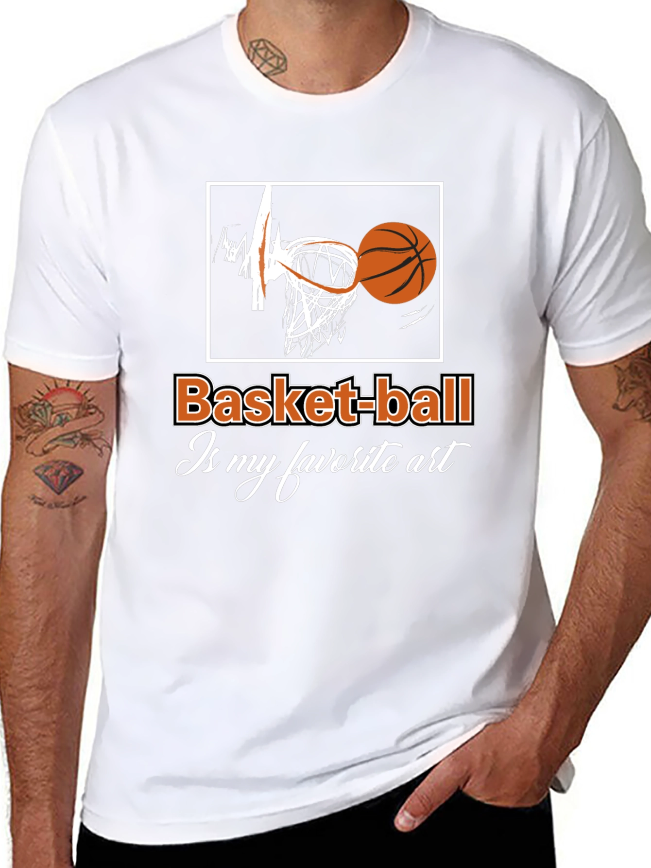 Basketball Is My Favorite Art T-Shirt