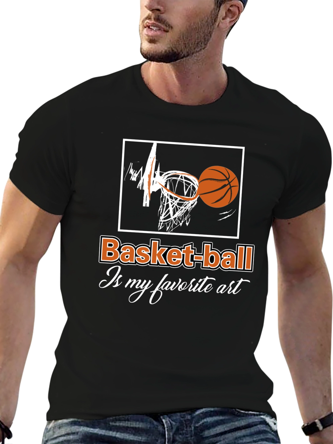 Basketball Is My Favorite Art T-Shirt