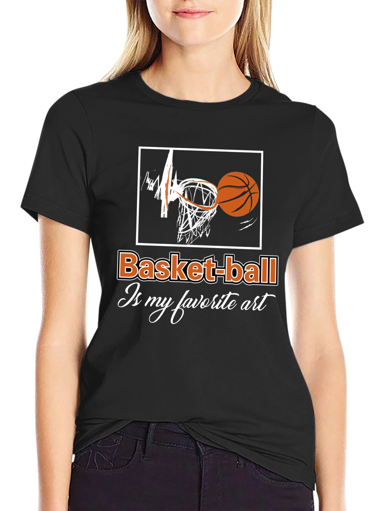 Basketball Is My Favorite Art T-Shirt