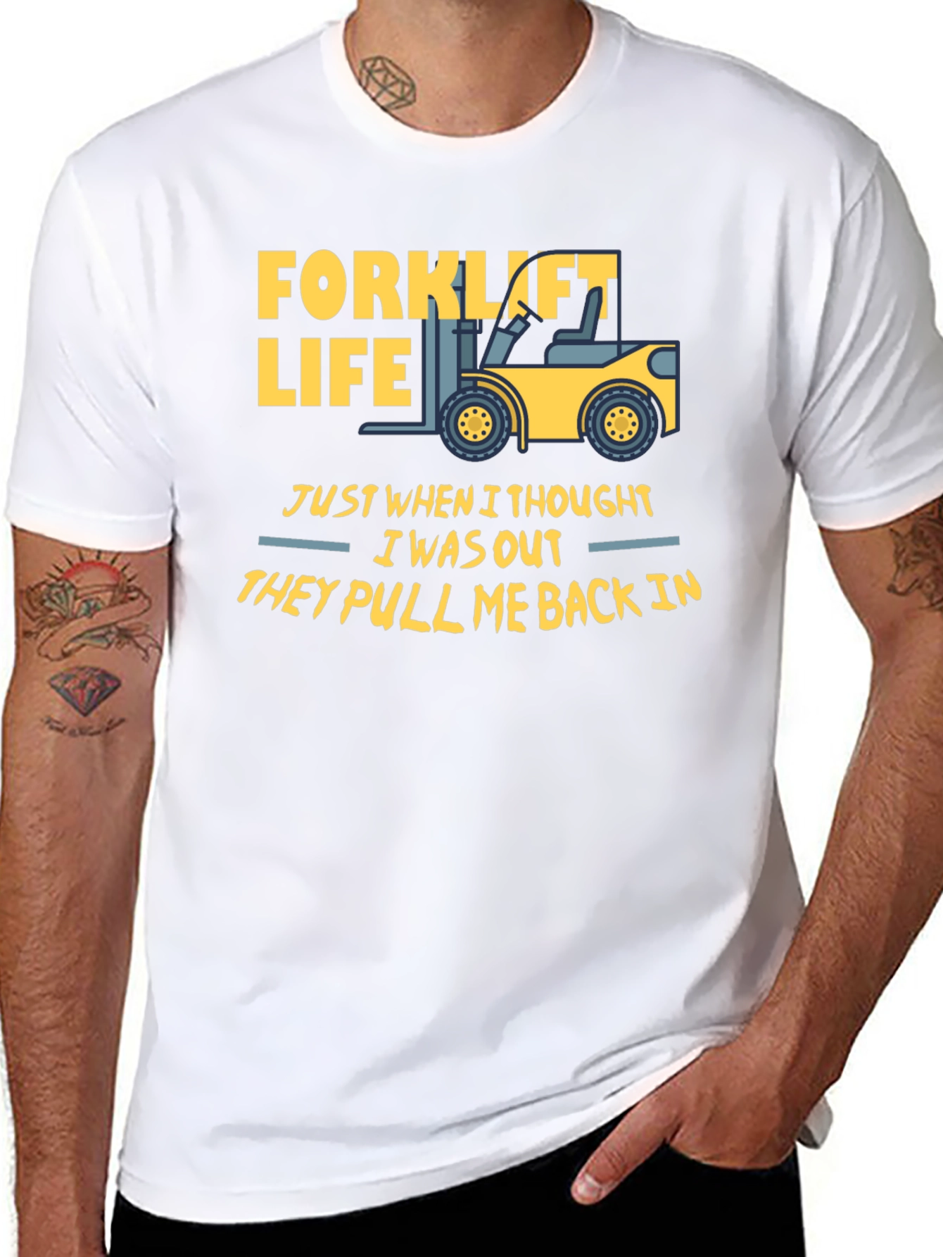 Forklift Life T-Shirt - Funny Work Tee