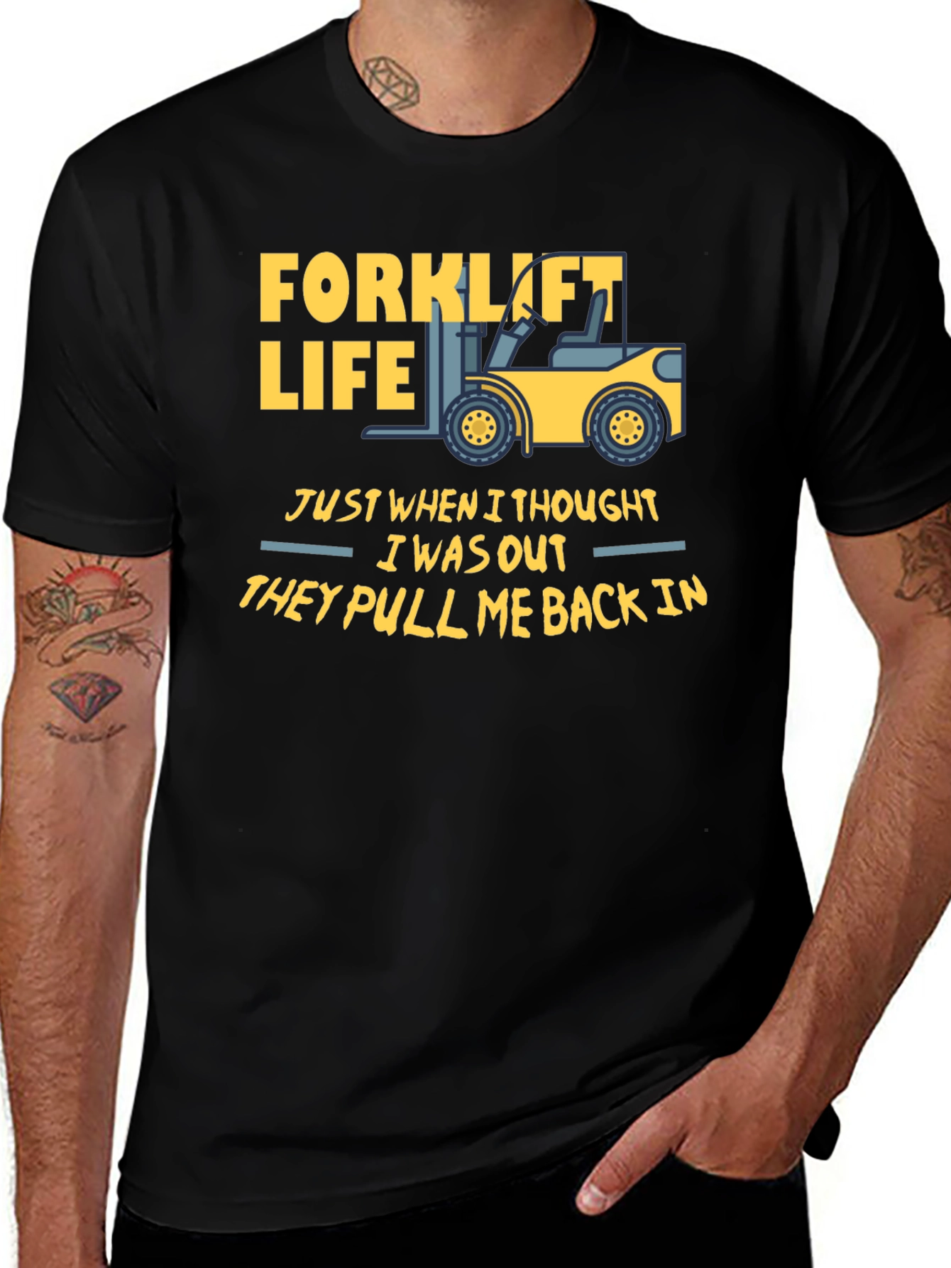 Forklift Life T-Shirt - Funny Work Tee