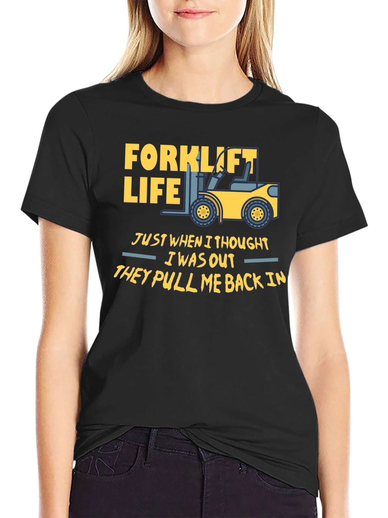 Forklift Life T-Shirt - Funny Work Tee