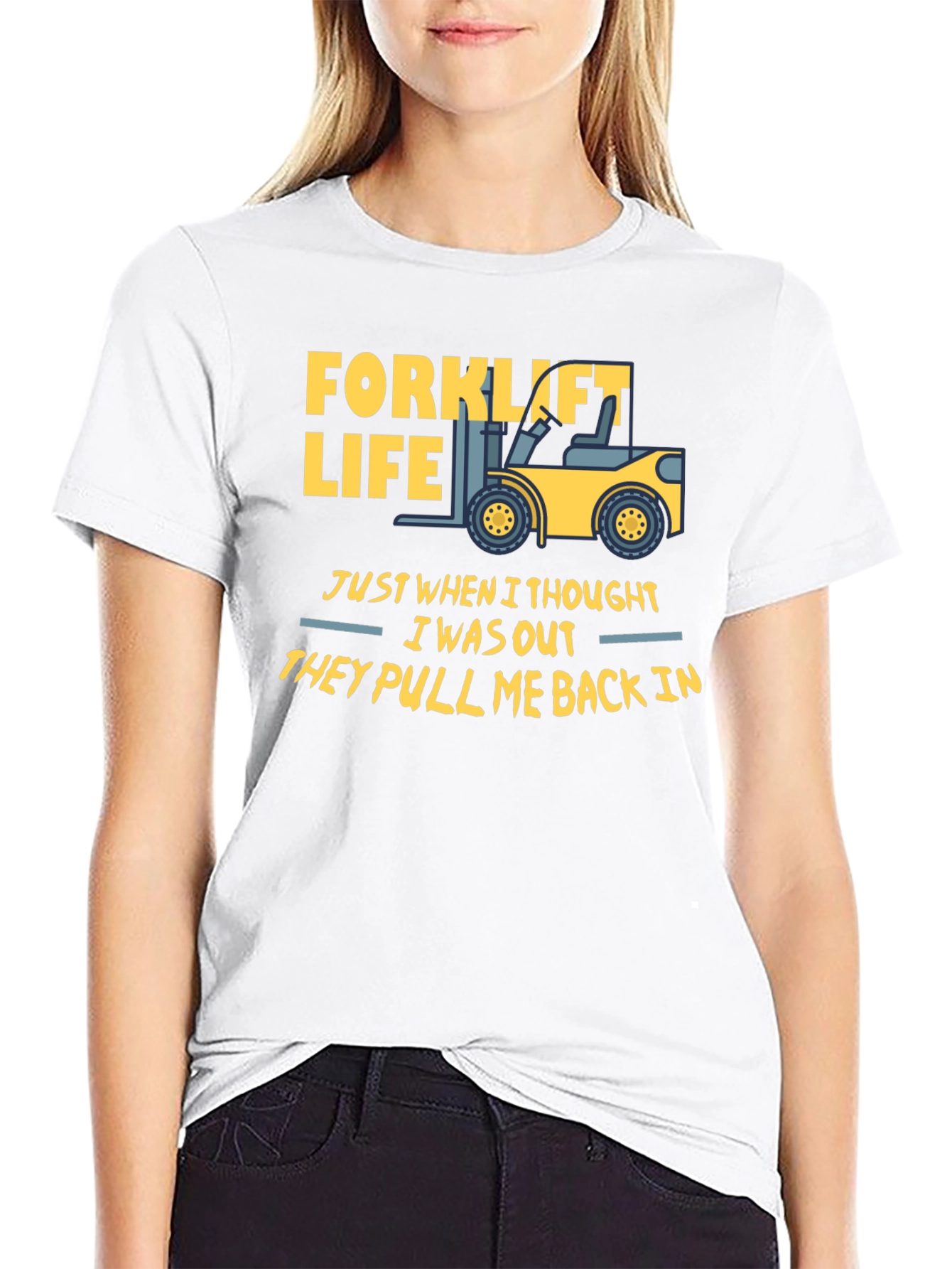 Forklift Life T-Shirt - Funny Work Tee