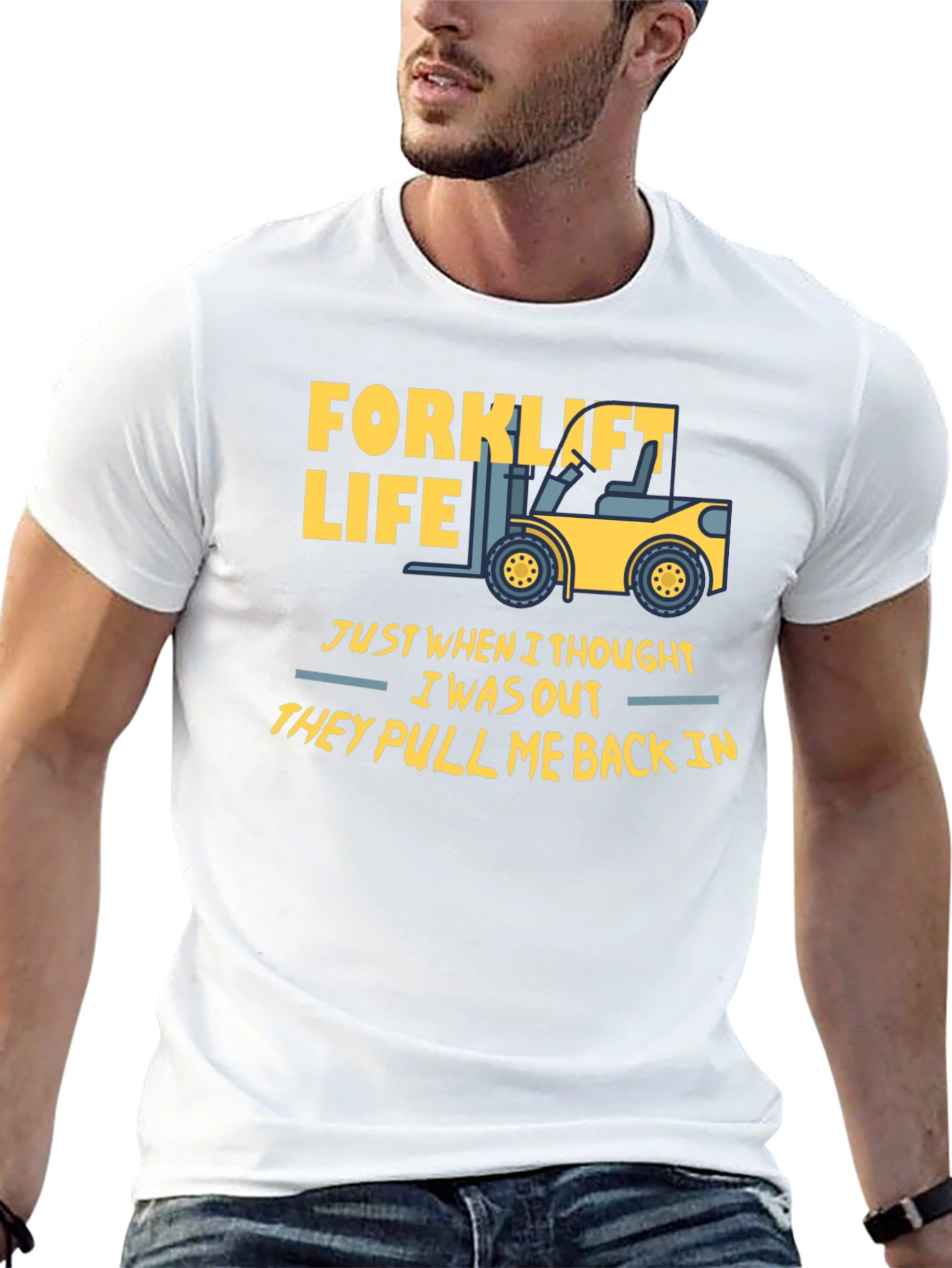 Forklift Life T-Shirt - Funny Work Tee