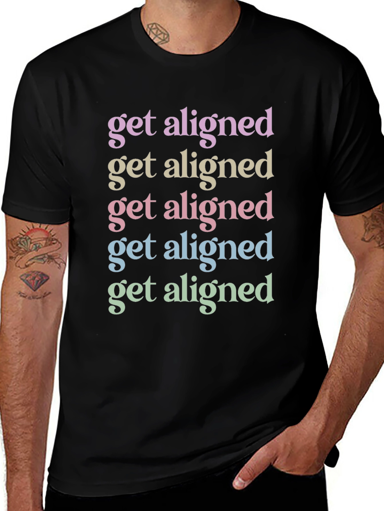 Get Aligned Graphic Tee - Comfort & Style