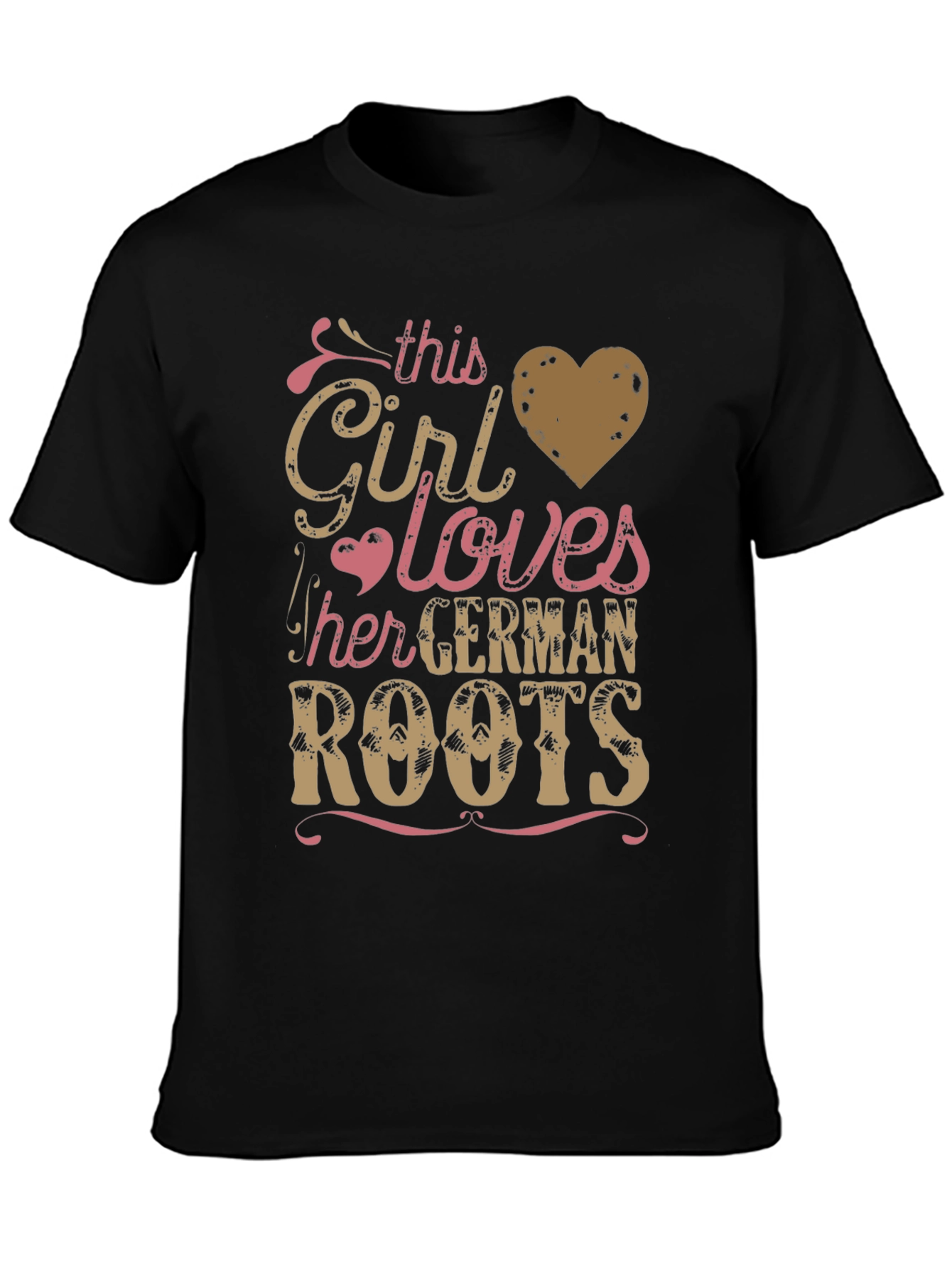 German Roots Graphic Tee - This Girl Loves Germany