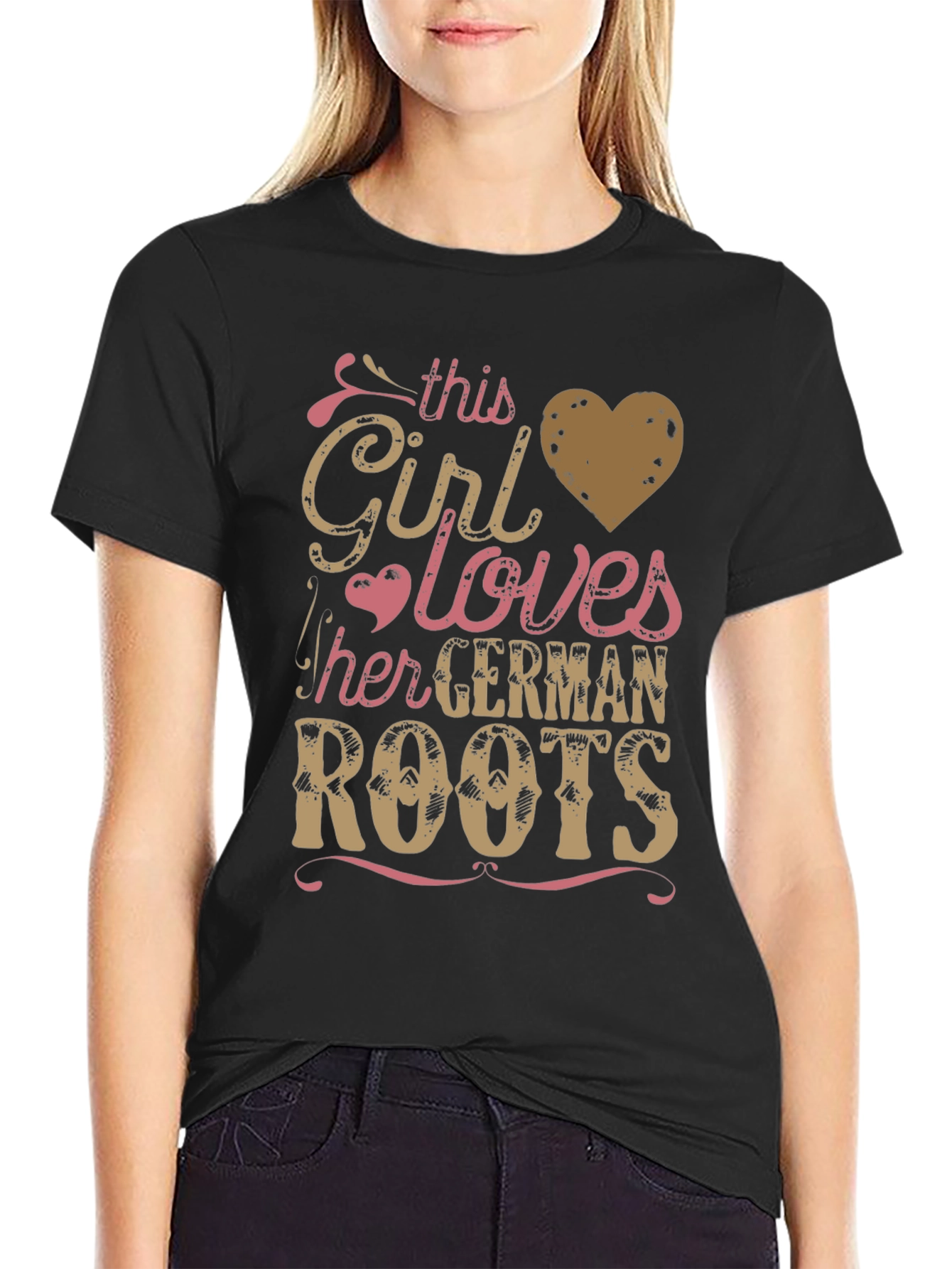 German Roots Graphic Tee - This Girl Loves Germany