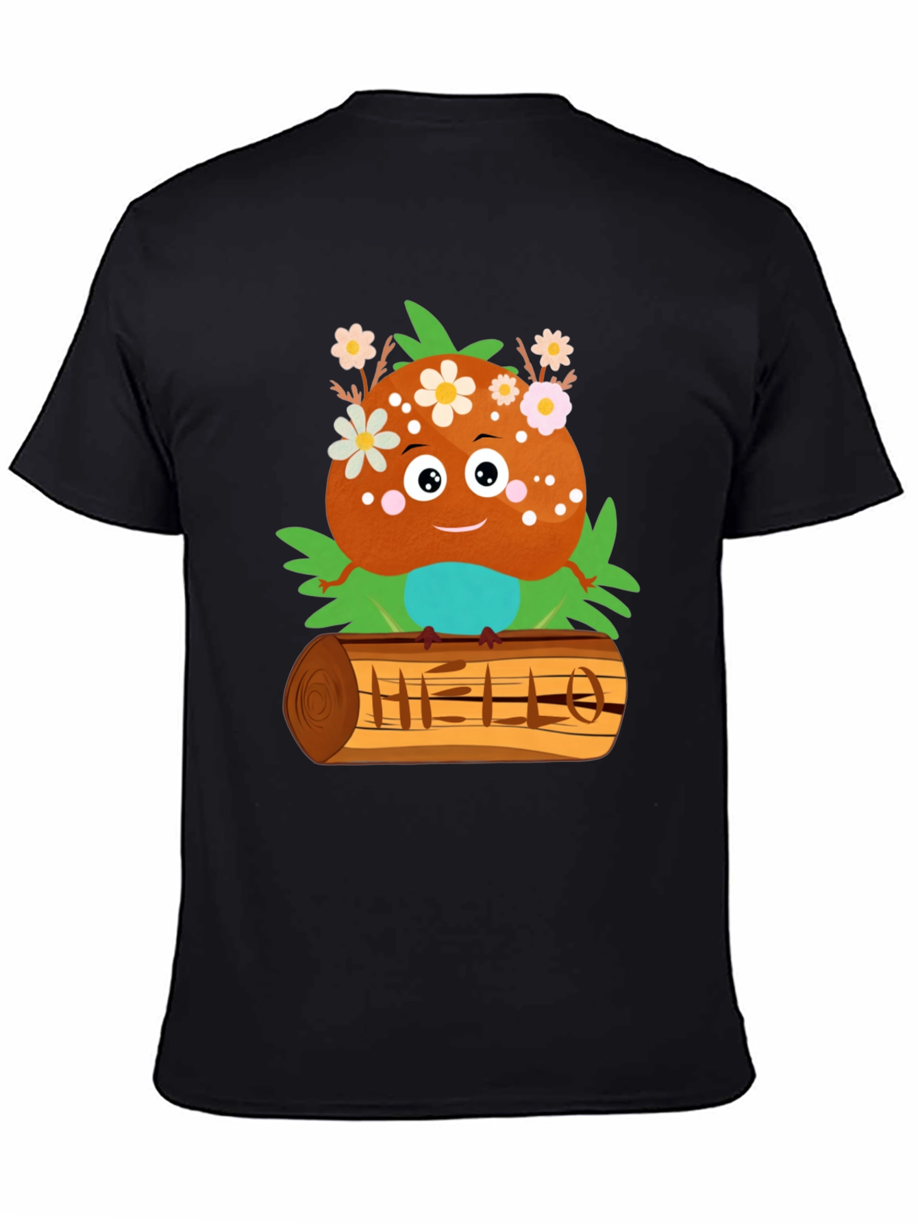 Cute Cartoon Character Print T-Shirt