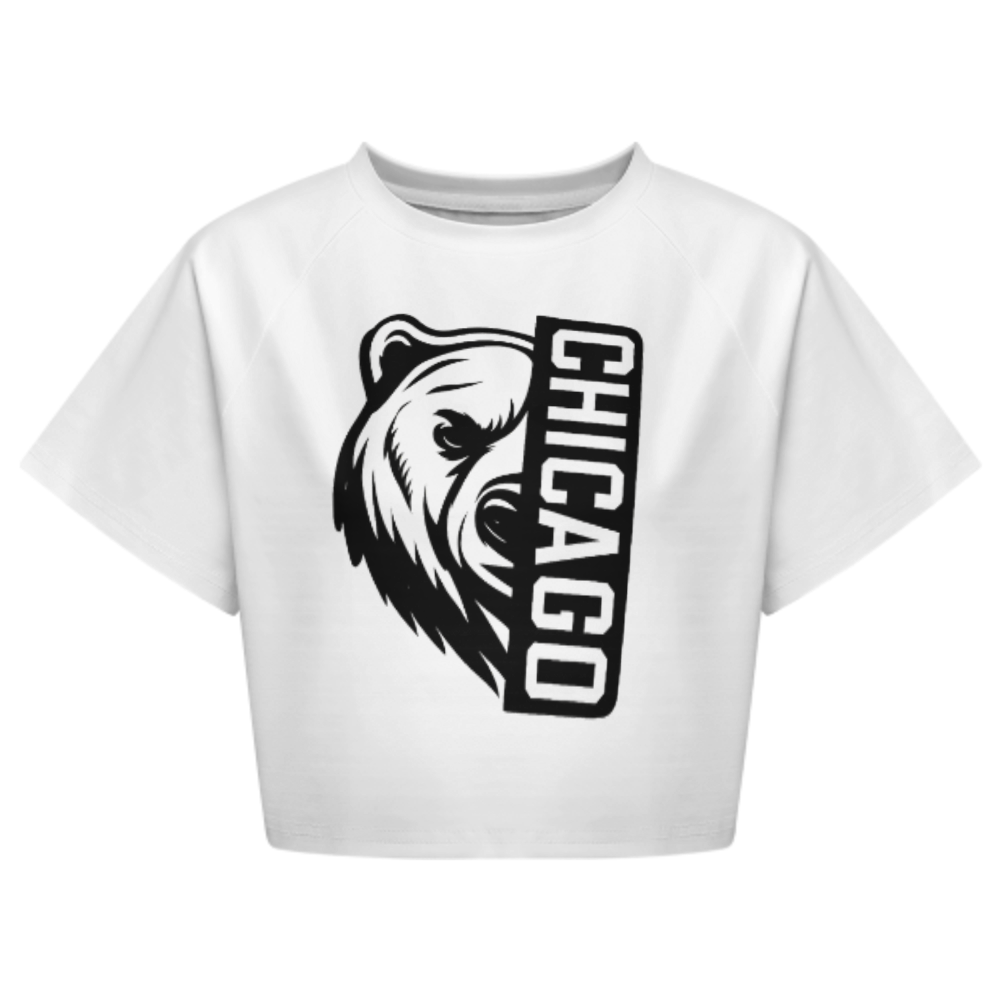 Chicago Bear Graphic Shirt – Fierce Urban Wildlife Retro Tee(z1128)