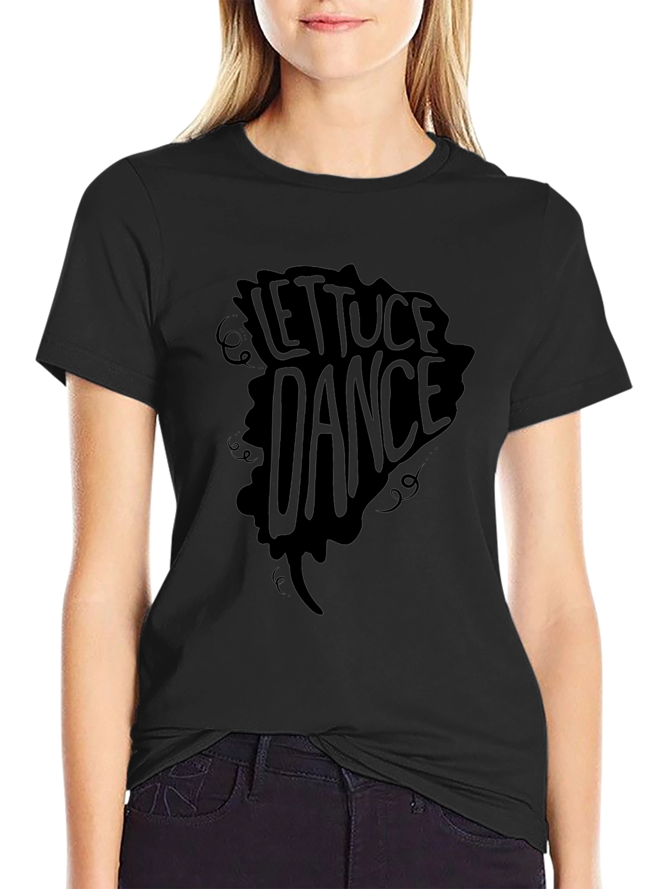 Lettuce Dance Graphic T-Shirt - Black