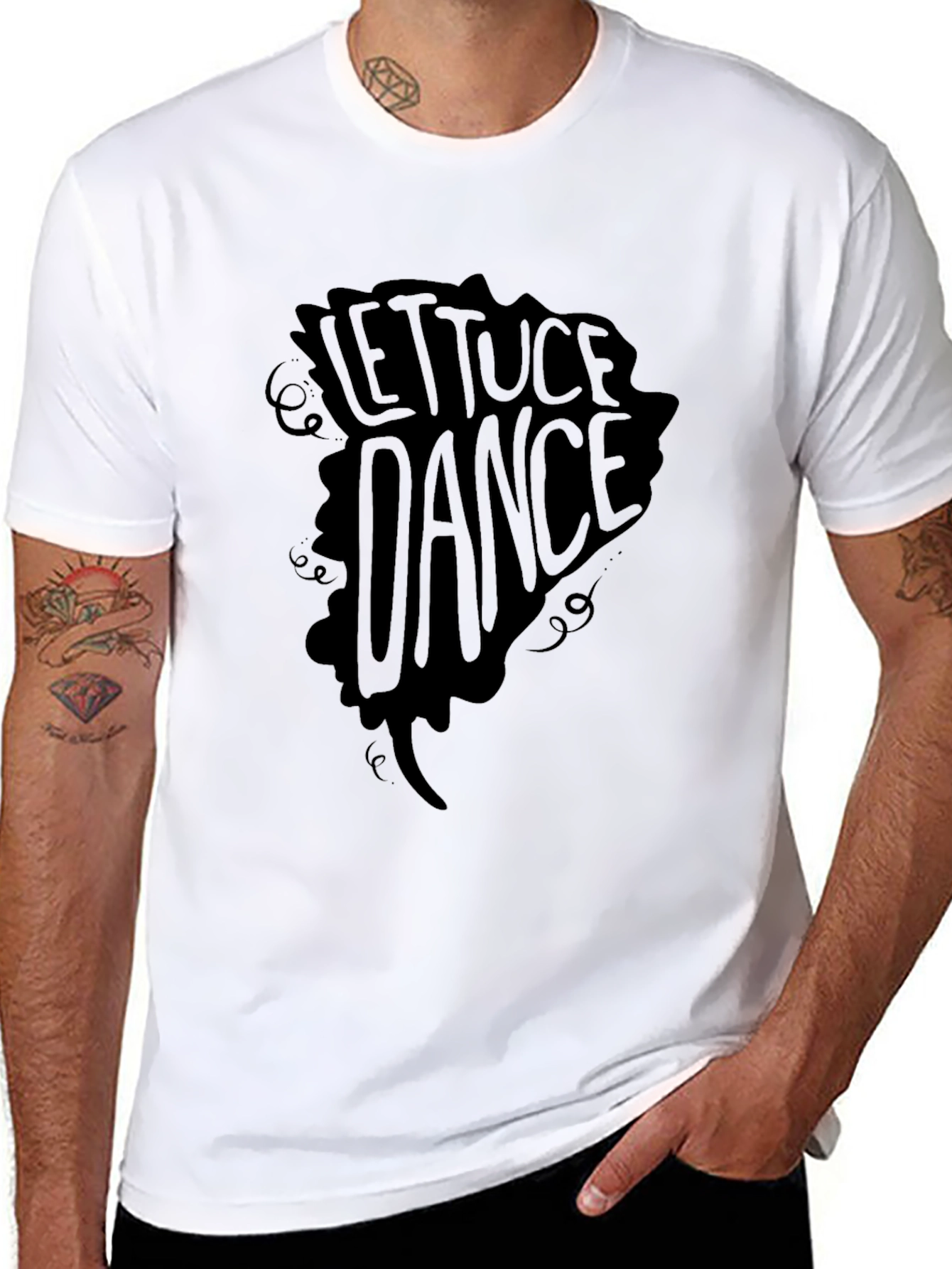 Lettuce Dance Graphic T-Shirt - Black