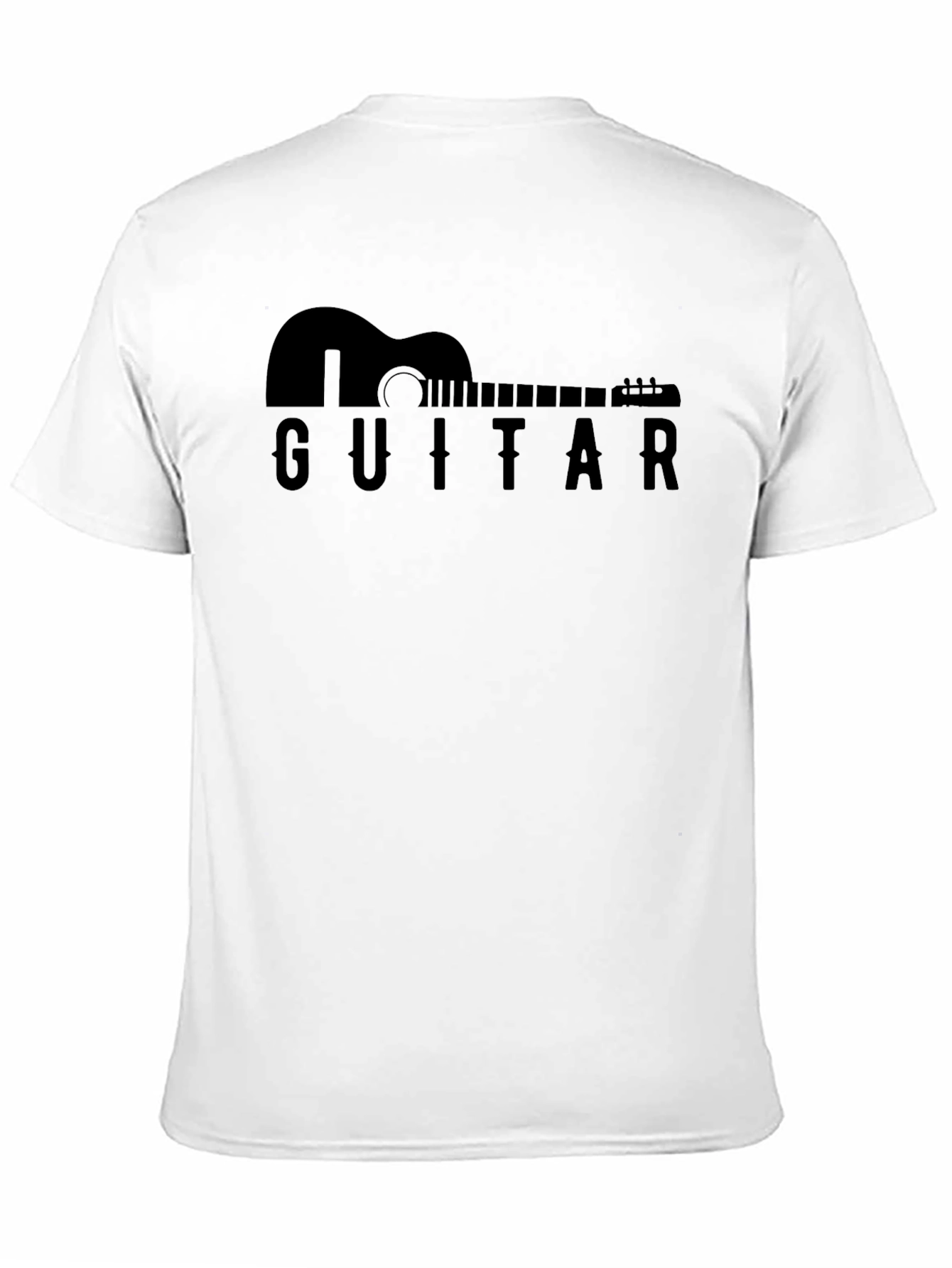 Guitar Silhouette Black T-Shirt